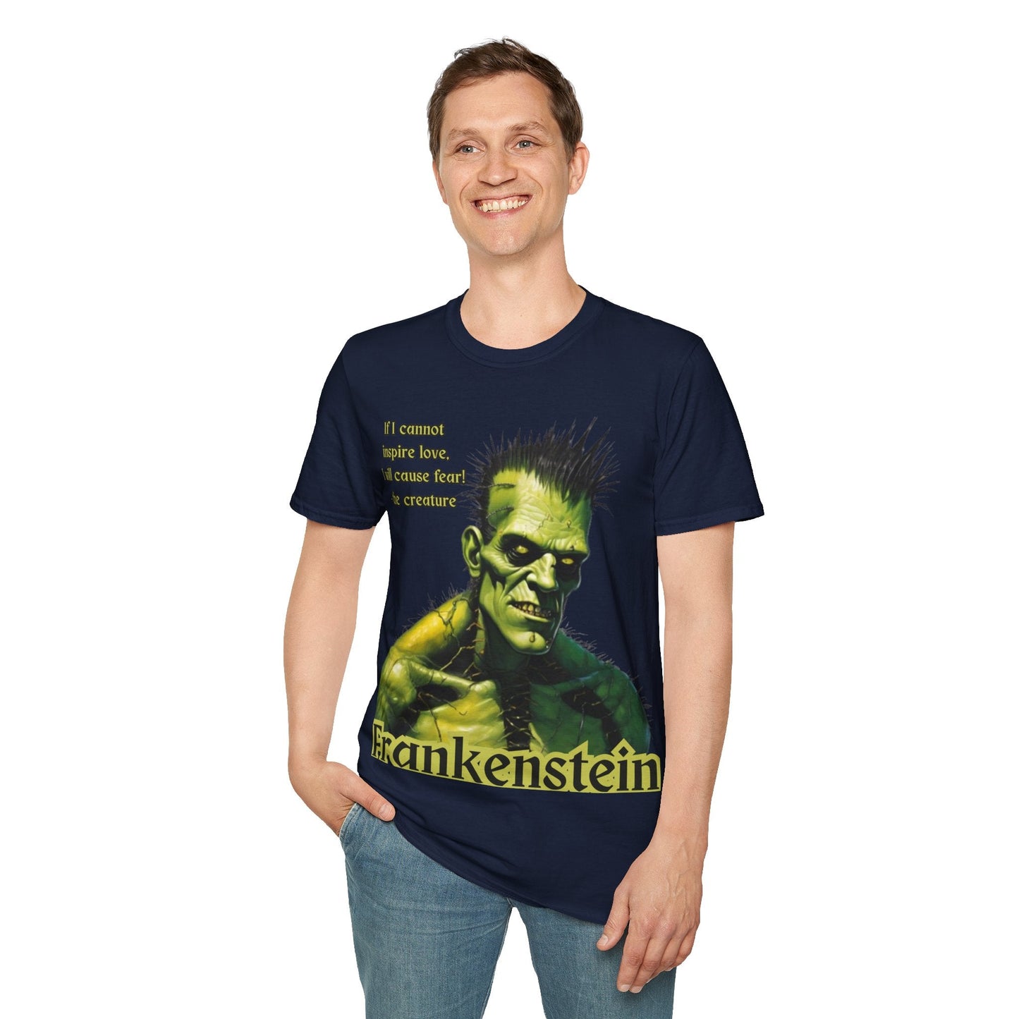 Frankenstein's Creature DKcolors Unisex T-Shirt by cypherpunkgear – cypherpunkgear.com | Cypherpunk Merch