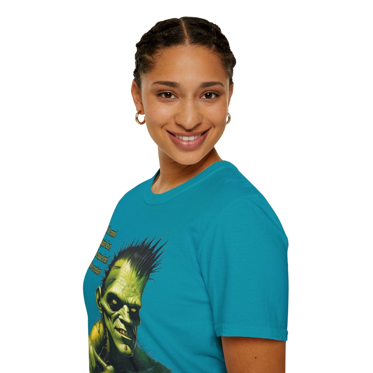 Frankenstein's Creature DKcolors Unisex T-Shirt by cypherpunkgear – cypherpunkgear.com | Cypherpunk Merch