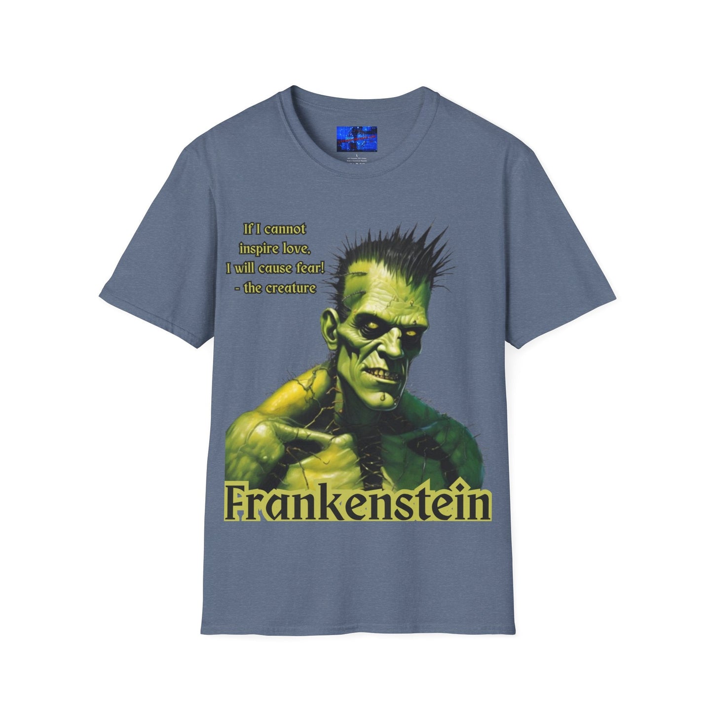 Frankenstein's Creature DKcolors Unisex T-Shirt by cypherpunkgear – cypherpunkgear.com | Cypherpunk Merch