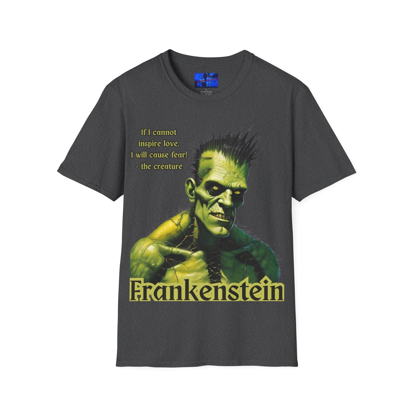 Frankenstein's Creature DKcolors Unisex T-Shirt by cypherpunkgear – cypherpunkgear.com | Cypherpunk Merch