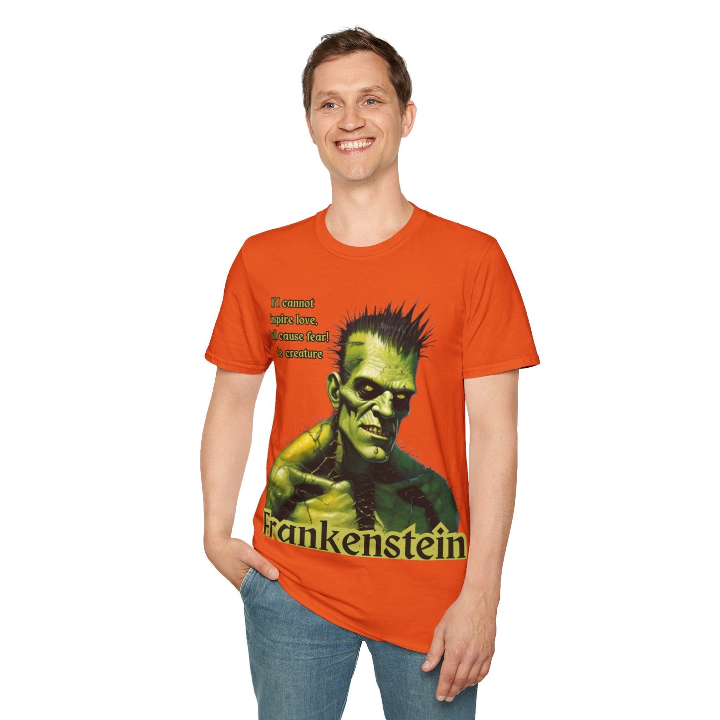 Frankenstein's Creature LTcolors Unisex T-Shirt by cypherpunkgear – cypherpunkgear.com | Cypherpunk Merch