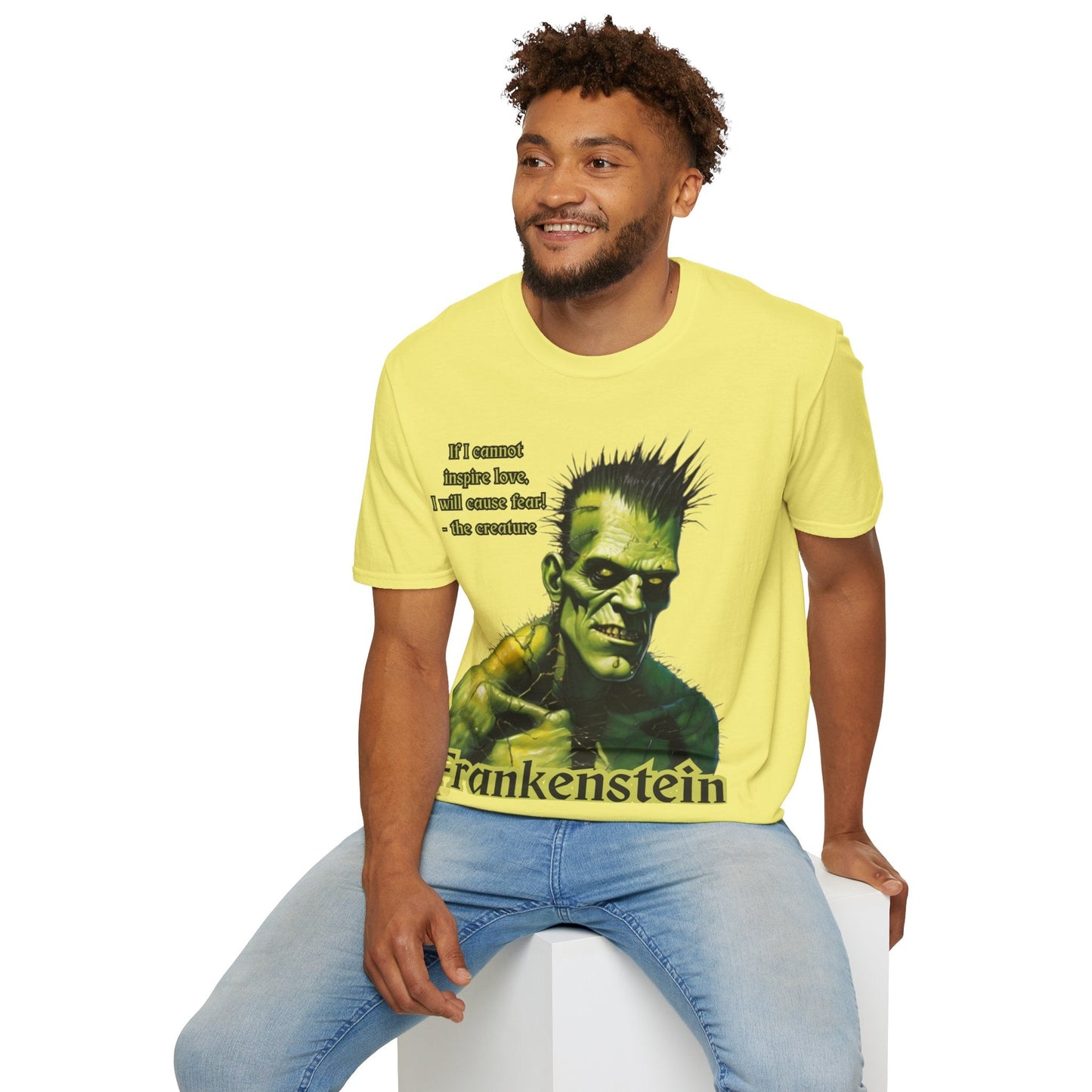 Frankenstein's Creature LTcolors Unisex T-Shirt by cypherpunkgear – cypherpunkgear.com | Cypherpunk Merch