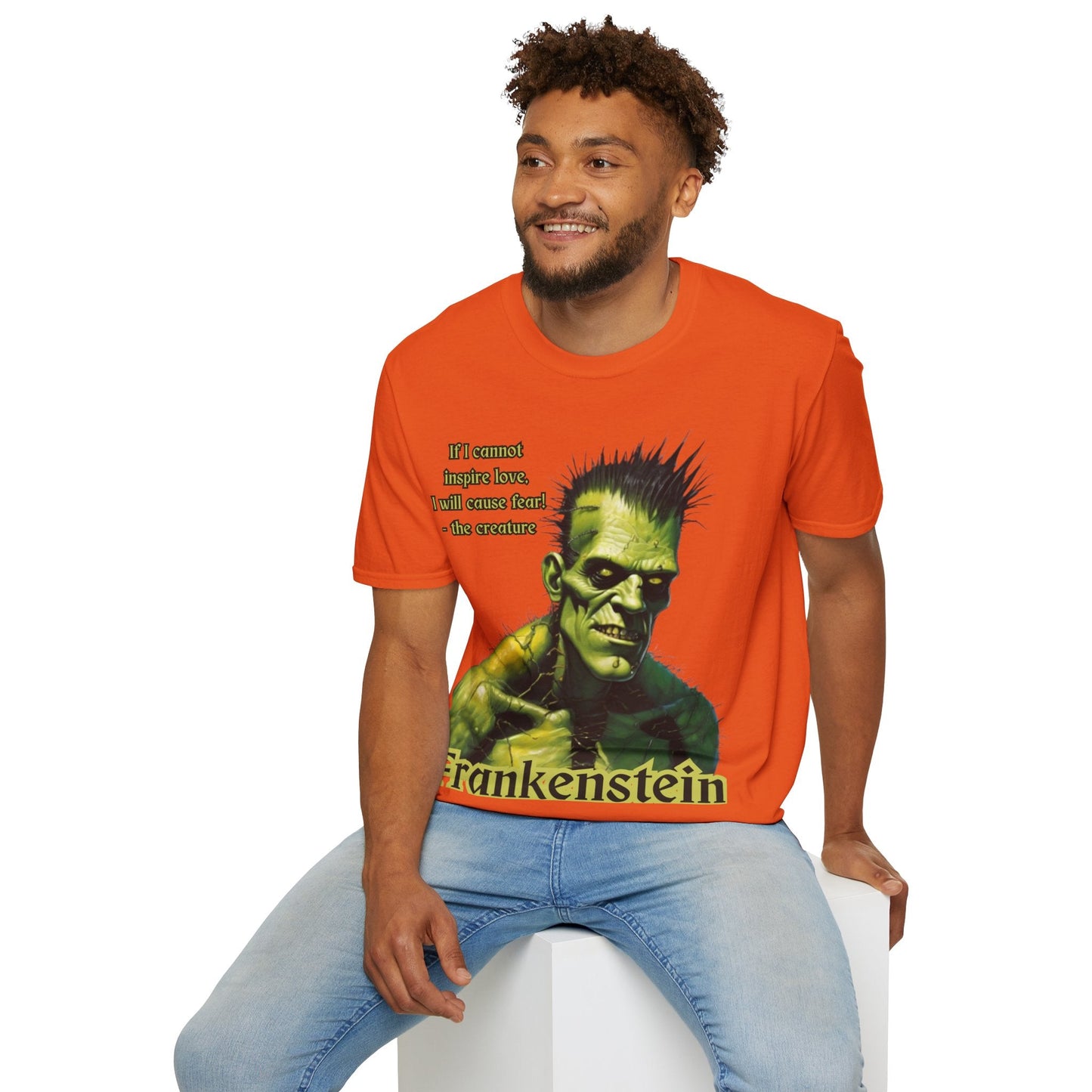 Frankenstein's Creature LTcolors Unisex T-Shirt by cypherpunkgear – cypherpunkgear.com | Cypherpunk Merch