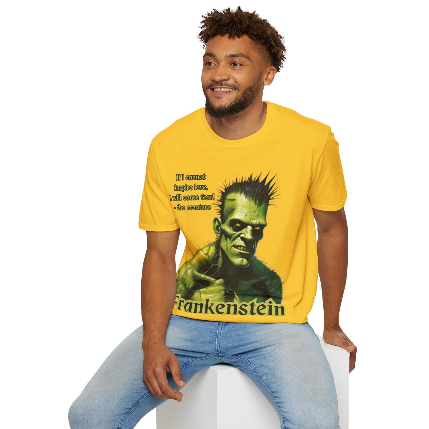 Frankenstein's Creature LTcolors Unisex T-Shirt by cypherpunkgear – cypherpunkgear.com | Cypherpunk Merch