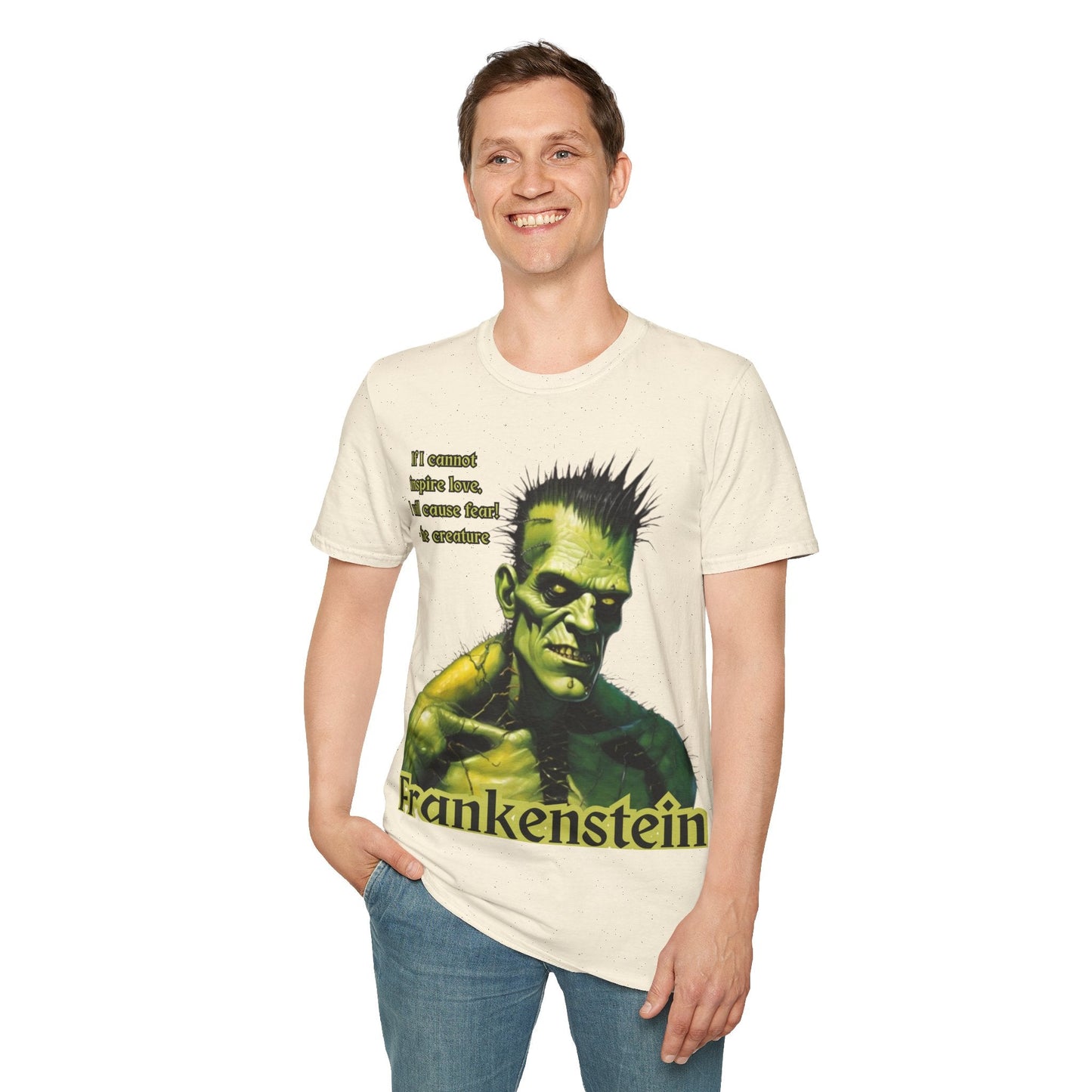 Frankenstein's Creature LTcolors Unisex T-Shirt by cypherpunkgear – cypherpunkgear.com | Cypherpunk Merch