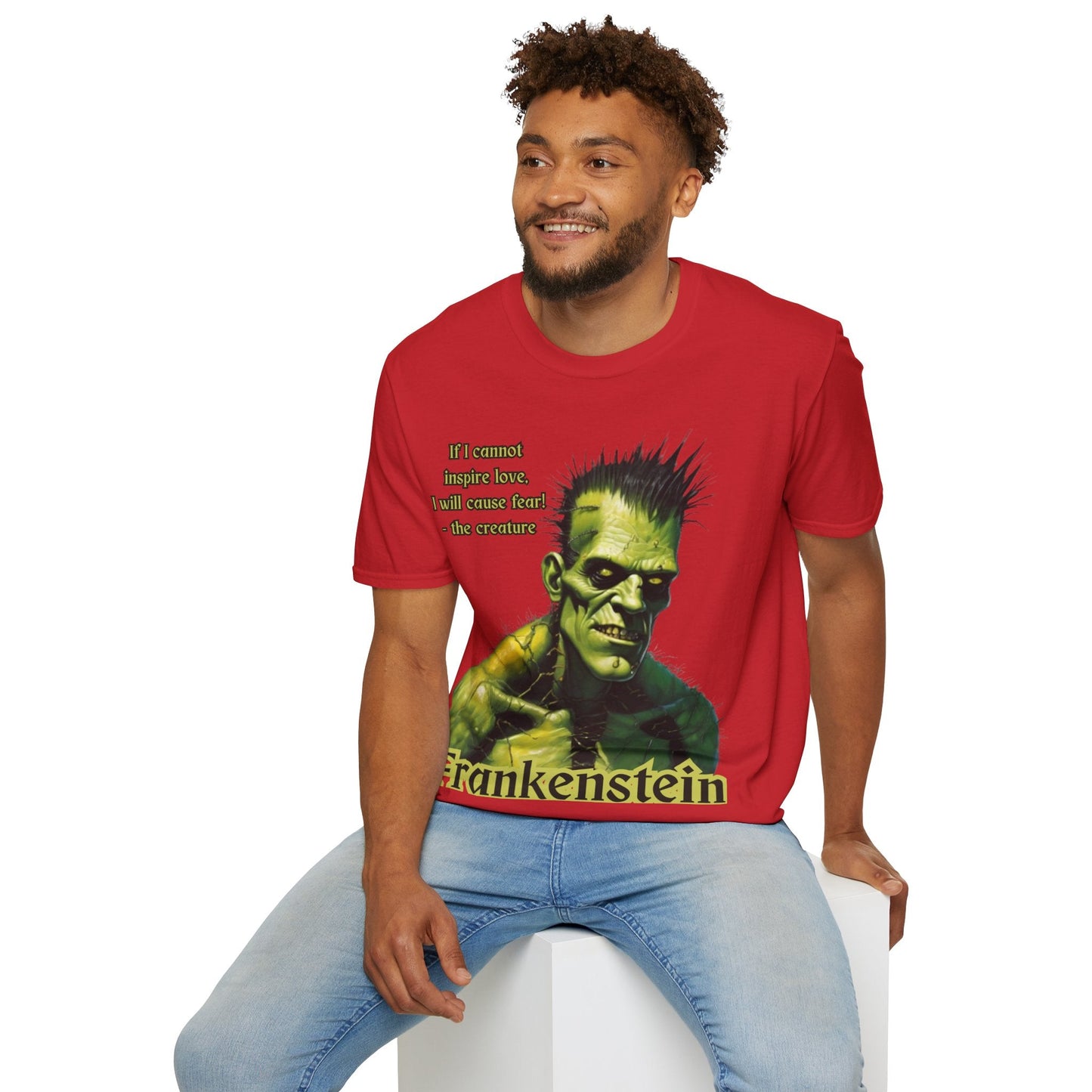 Frankenstein's Creature LTcolors Unisex T-Shirt by cypherpunkgear – cypherpunkgear.com | Cypherpunk Merch