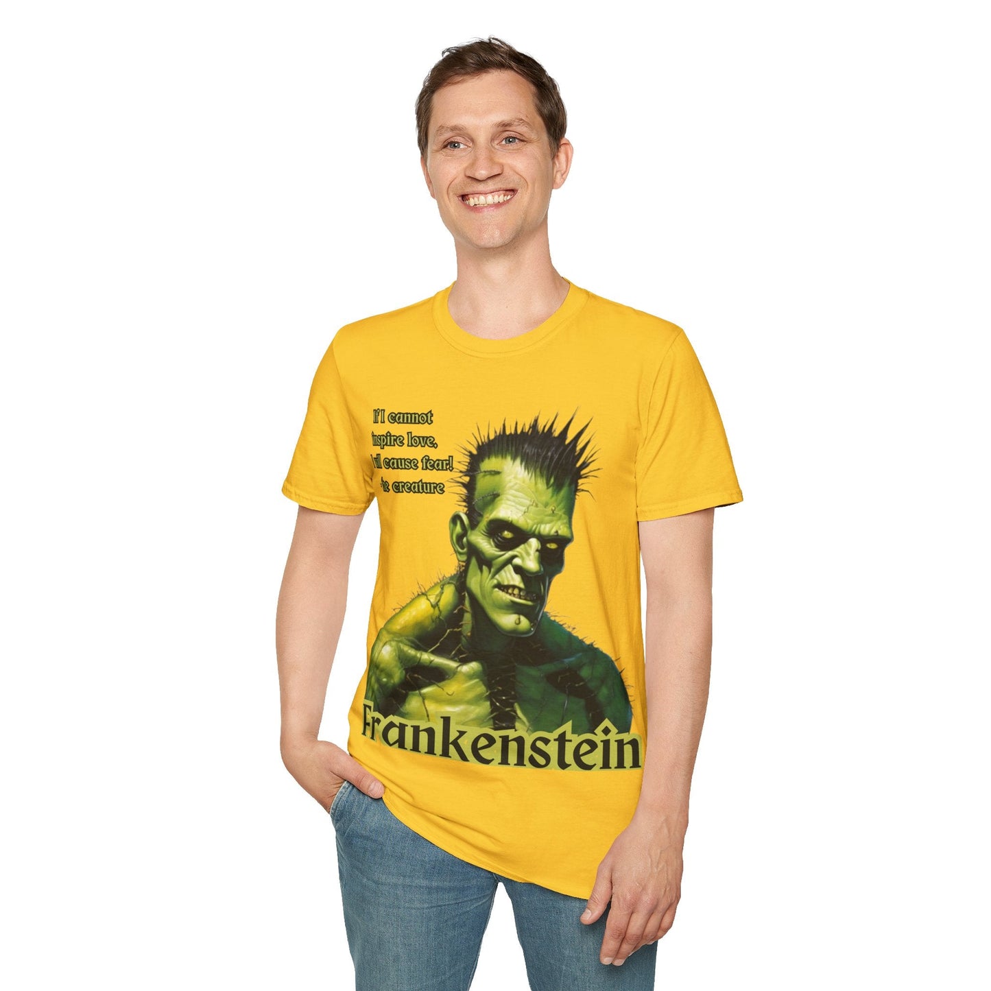 Frankenstein's Creature LTcolors Unisex T-Shirt by cypherpunkgear – cypherpunkgear.com | Cypherpunk Merch