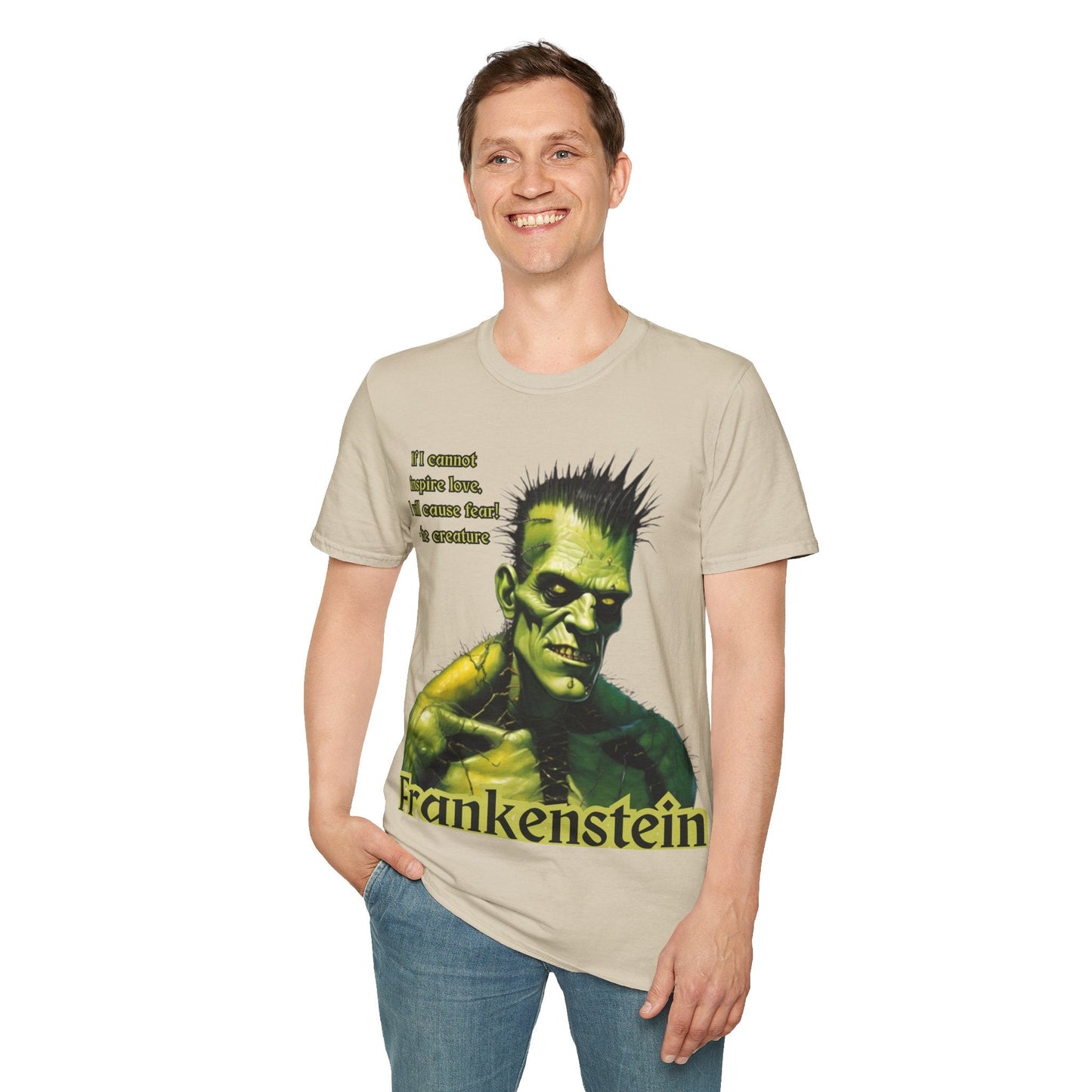 Frankenstein's Creature LTcolors Unisex T-Shirt by cypherpunkgear – cypherpunkgear.com | Cypherpunk Merch