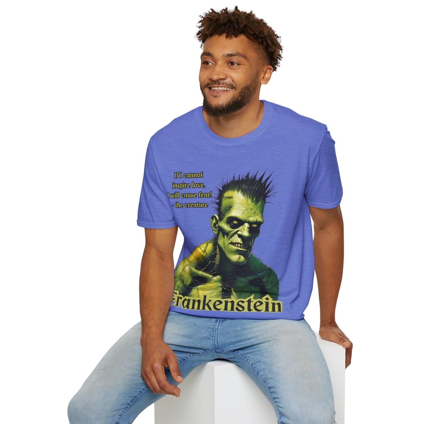 Frankenstein's Creature LTcolors Unisex T-Shirt by cypherpunkgear – cypherpunkgear.com | Cypherpunk Merch
