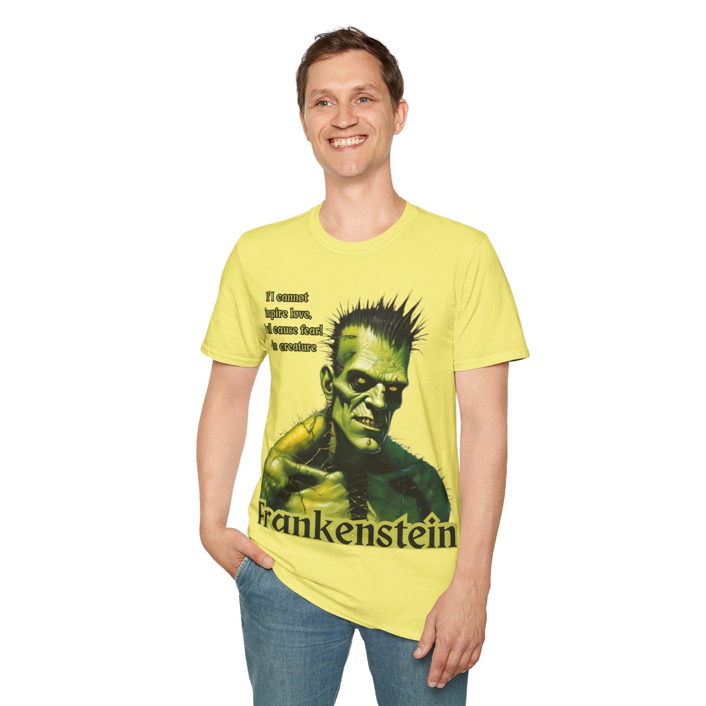 Frankenstein's Creature LTcolors Unisex T-Shirt by cypherpunkgear – cypherpunkgear.com | Cypherpunk Merch
