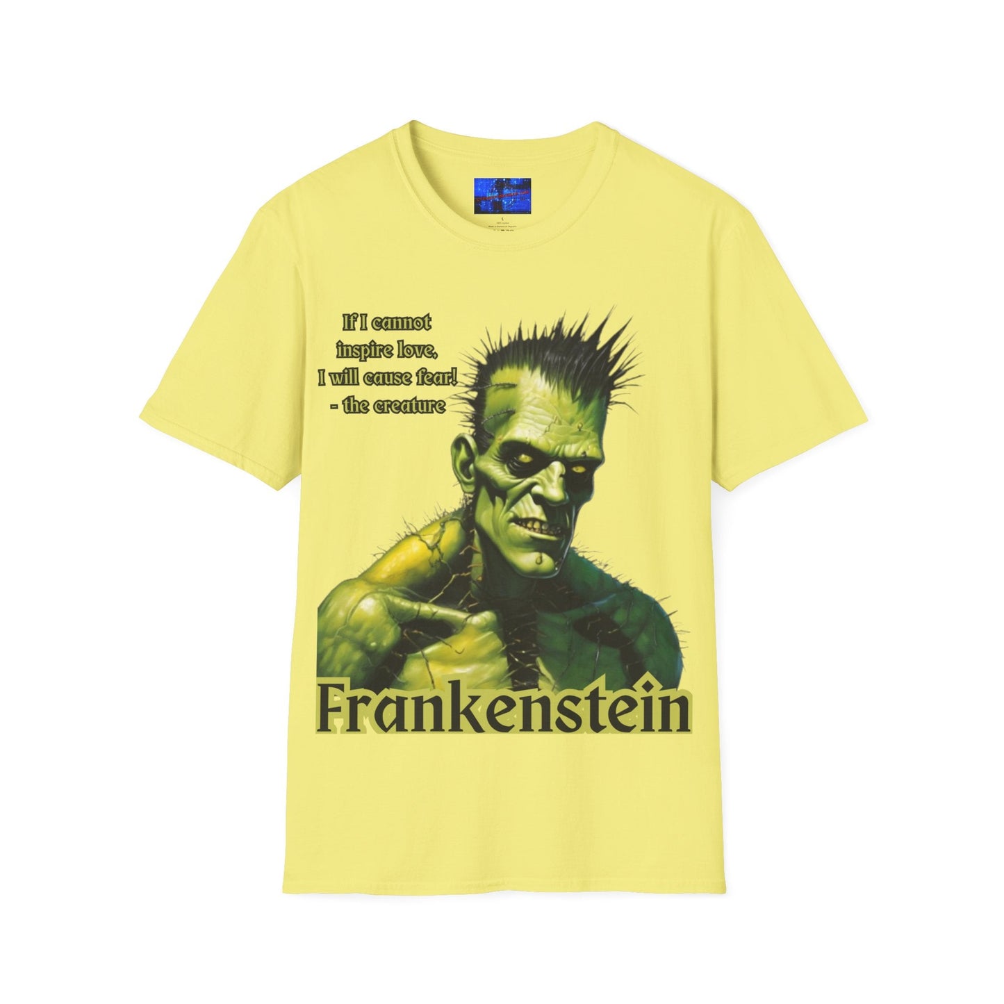 Frankenstein's Creature LTcolors Unisex T-Shirt by cypherpunkgear – cypherpunkgear.com | Cypherpunk Merch