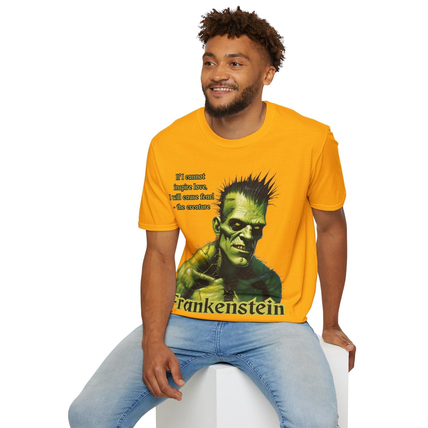 Frankenstein's Creature LTcolors Unisex T-Shirt by cypherpunkgear – cypherpunkgear.com | Cypherpunk Merch