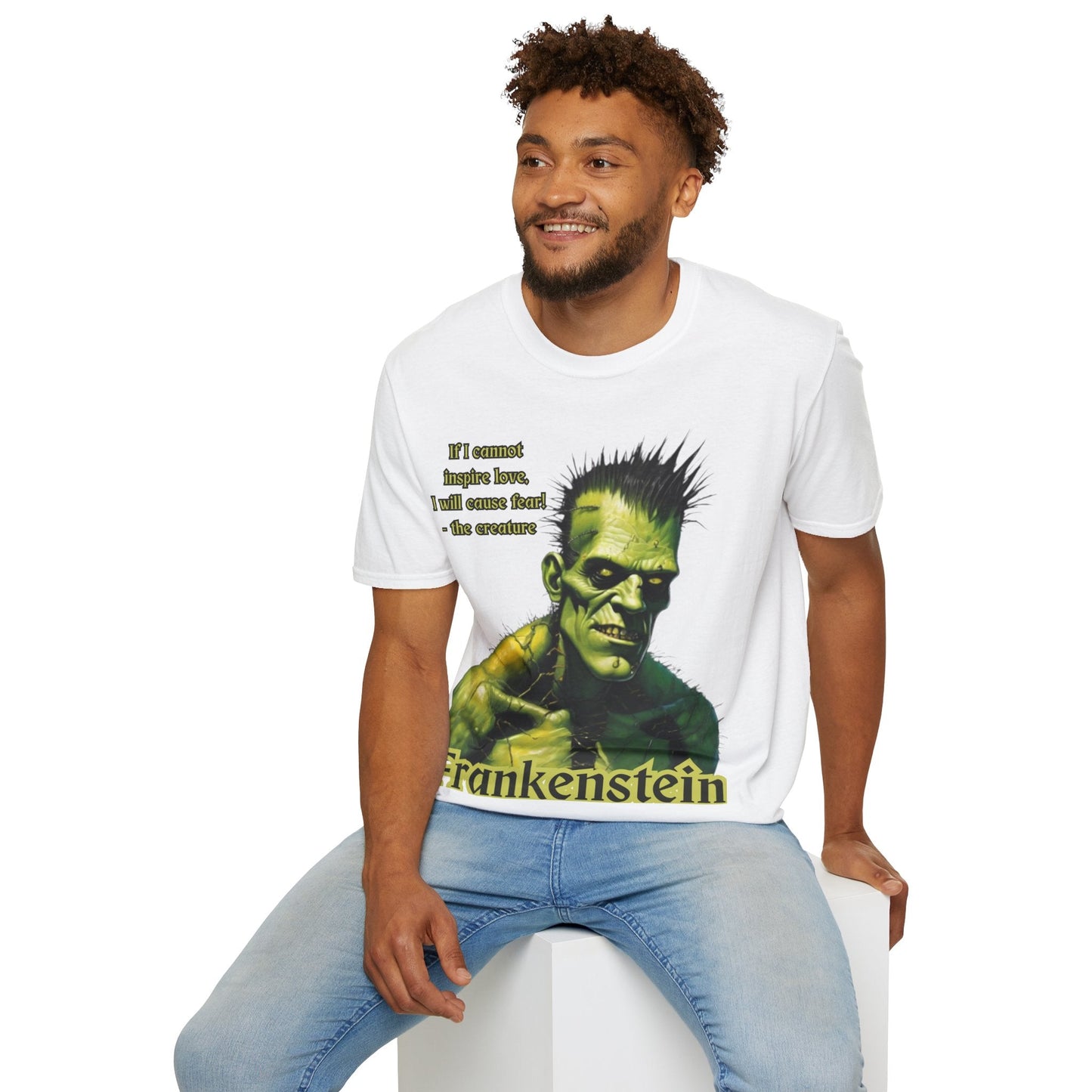Frankenstein's Creature LTcolors Unisex T-Shirt by cypherpunkgear – cypherpunkgear.com | Cypherpunk Merch