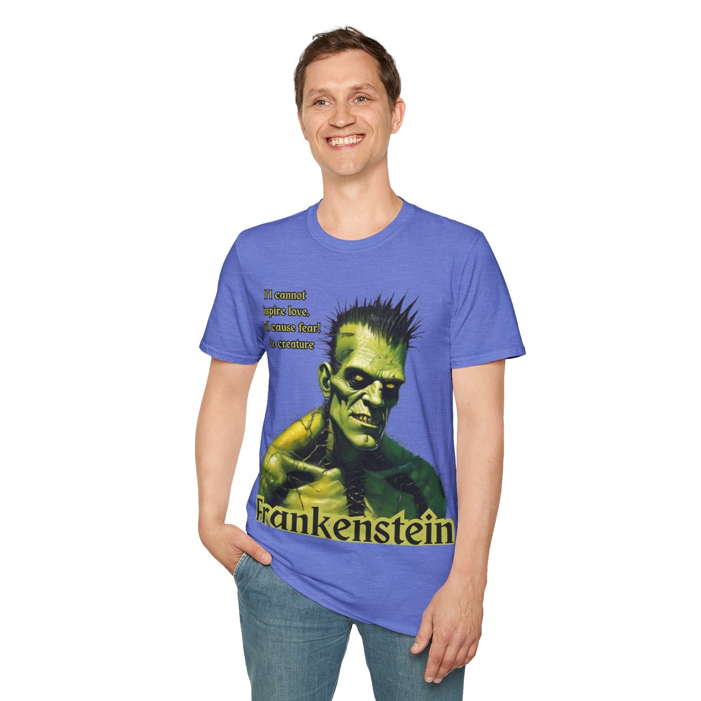 Frankenstein's Creature LTcolors Unisex T-Shirt by cypherpunkgear – cypherpunkgear.com | Cypherpunk Merch