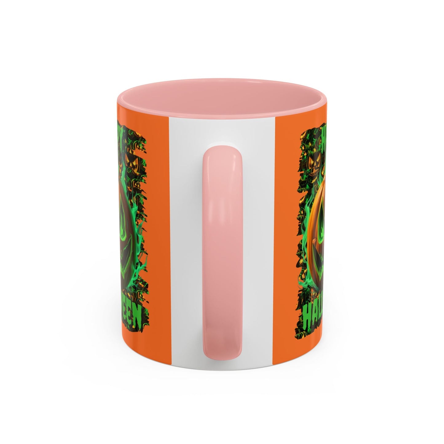 Happy Halloween Green Jack Accent Mug by cypherpunkgear – cypherpunkgear.com | Cypherpunk Merch