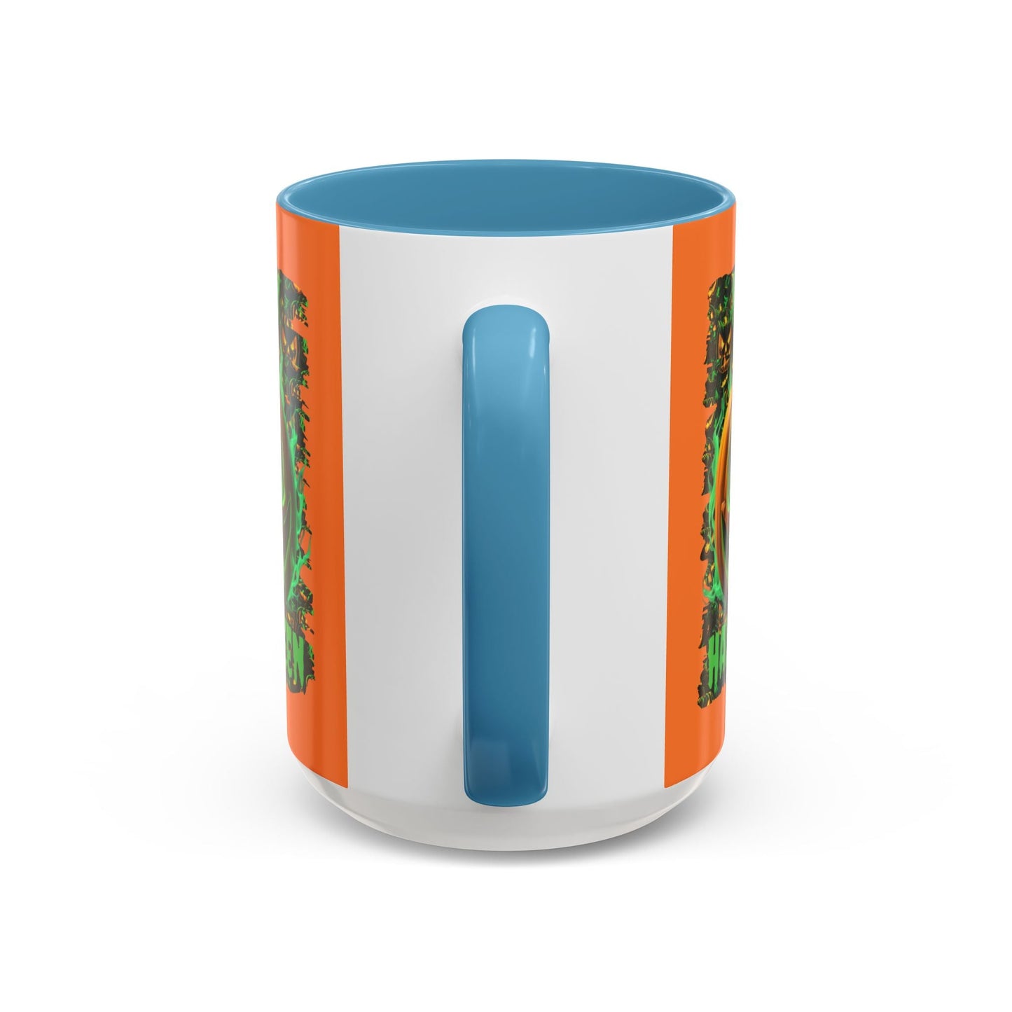 Happy Halloween Green Jack Accent Mug by cypherpunkgear – cypherpunkgear.com | Cypherpunk Merch