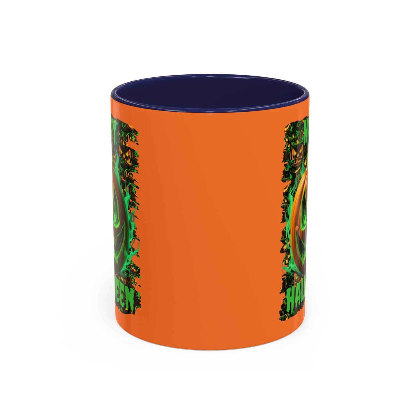 Happy Halloween Green Jack Accent Mug by cypherpunkgear – cypherpunkgear.com | Cypherpunk Merch