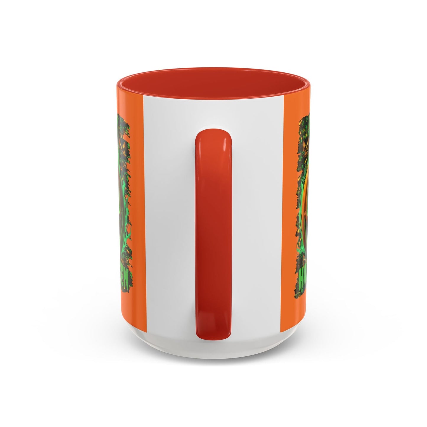 Happy Halloween Green Jack Accent Mug by cypherpunkgear – cypherpunkgear.com | Cypherpunk Merch