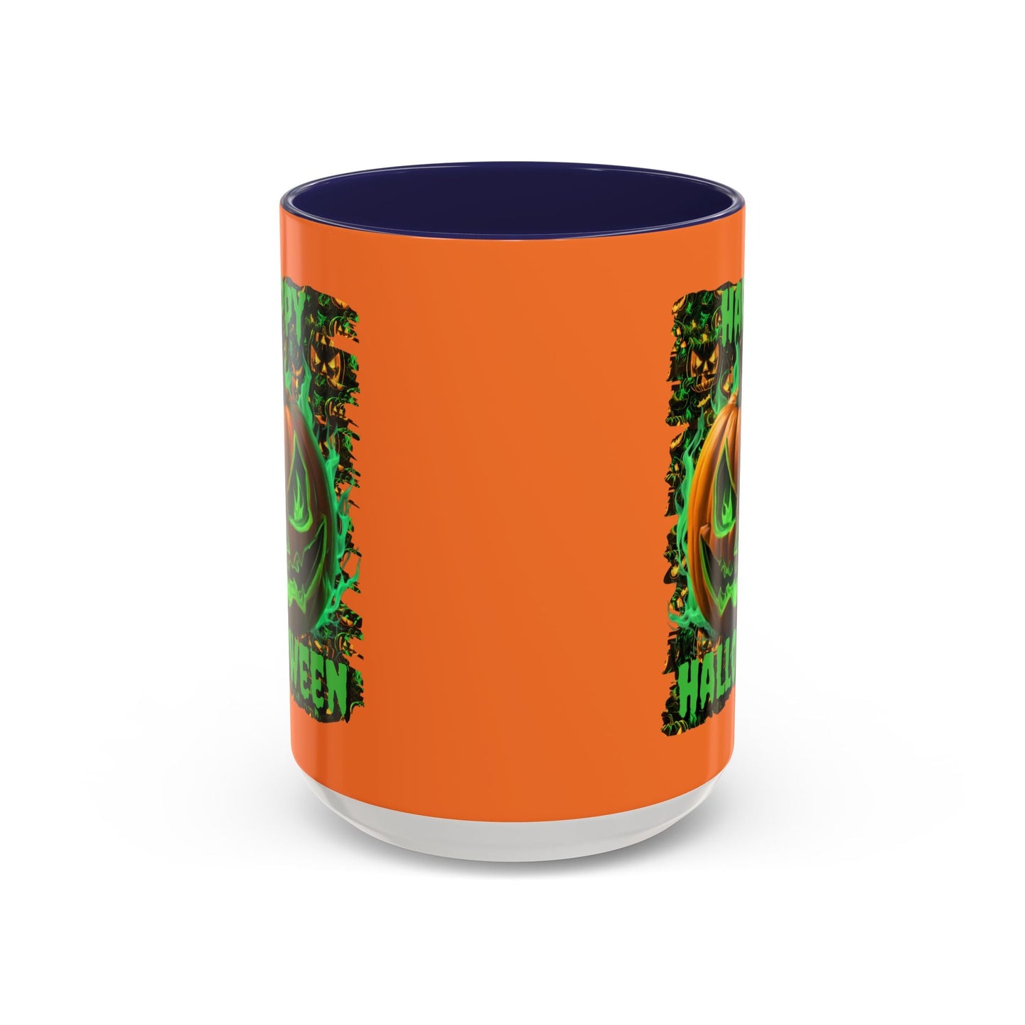 Happy Halloween Green Jack Accent Mug by cypherpunkgear – cypherpunkgear.com | Cypherpunk Merch