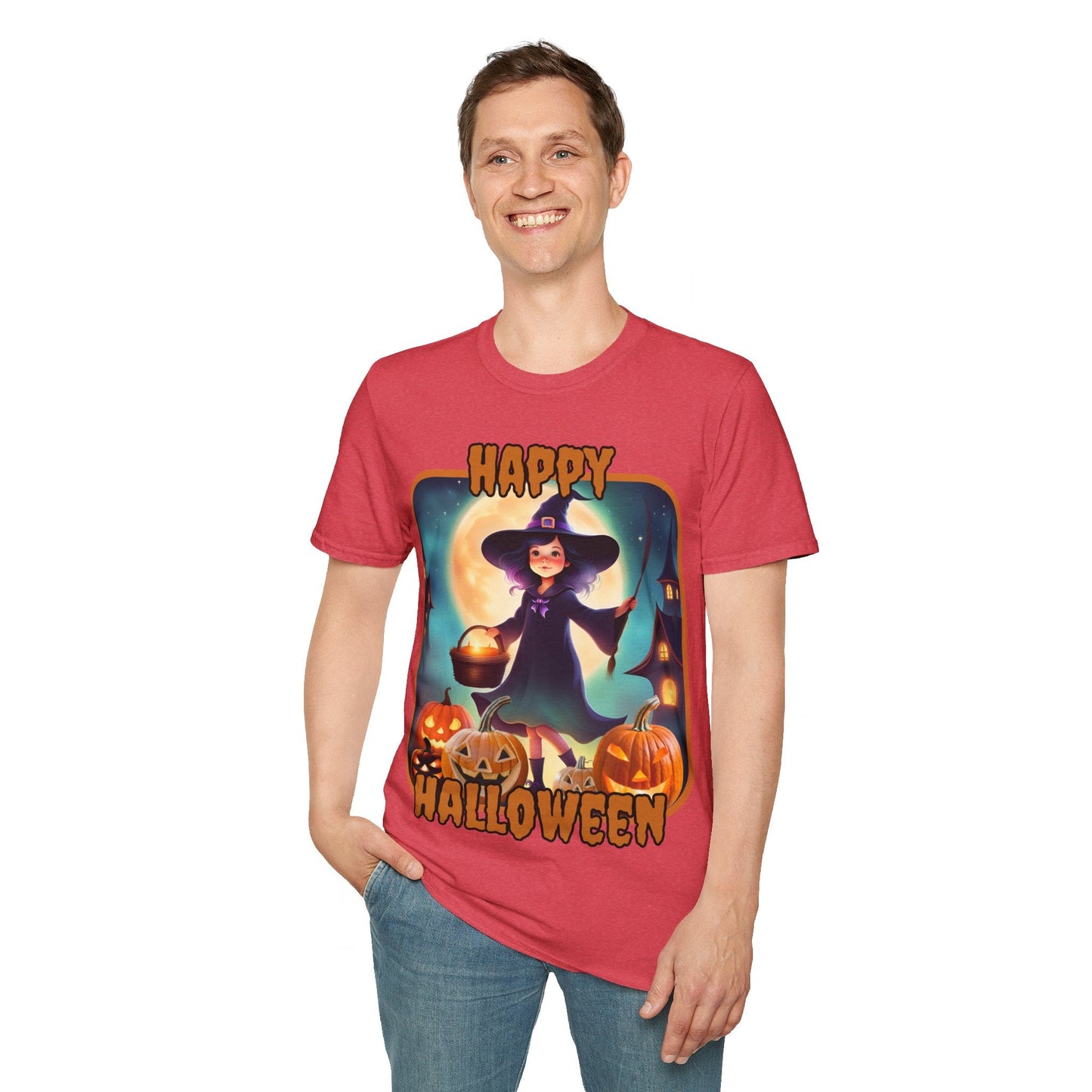 Happy Halloween Little Witch ORfont LTcolors Unisex T-Shirt by cypherpunkgear – cypherpunkgear.com | Cypherpunk Merch