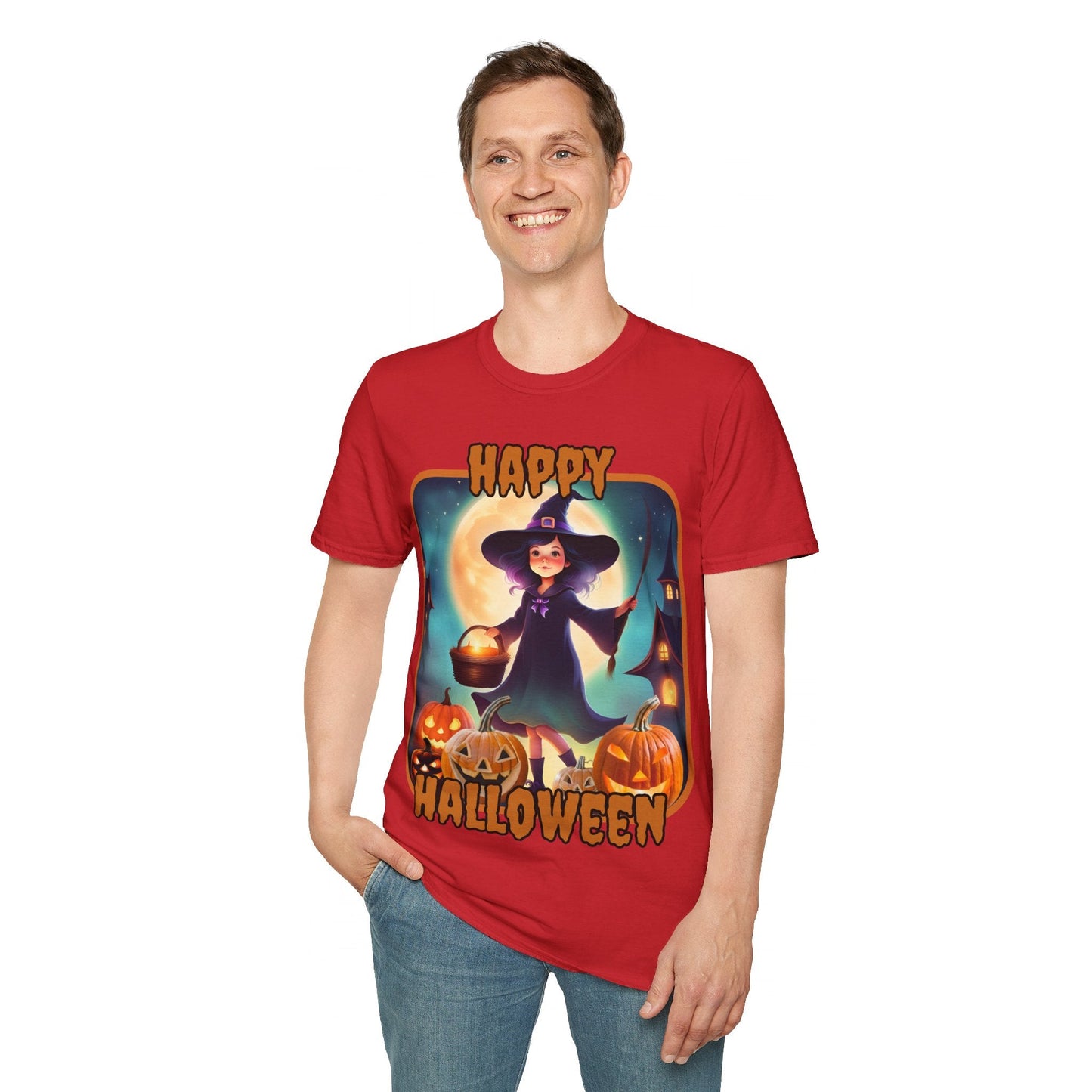 Happy Halloween Little Witch ORfont LTcolors Unisex T-Shirt by cypherpunkgear – cypherpunkgear.com | Cypherpunk Merch