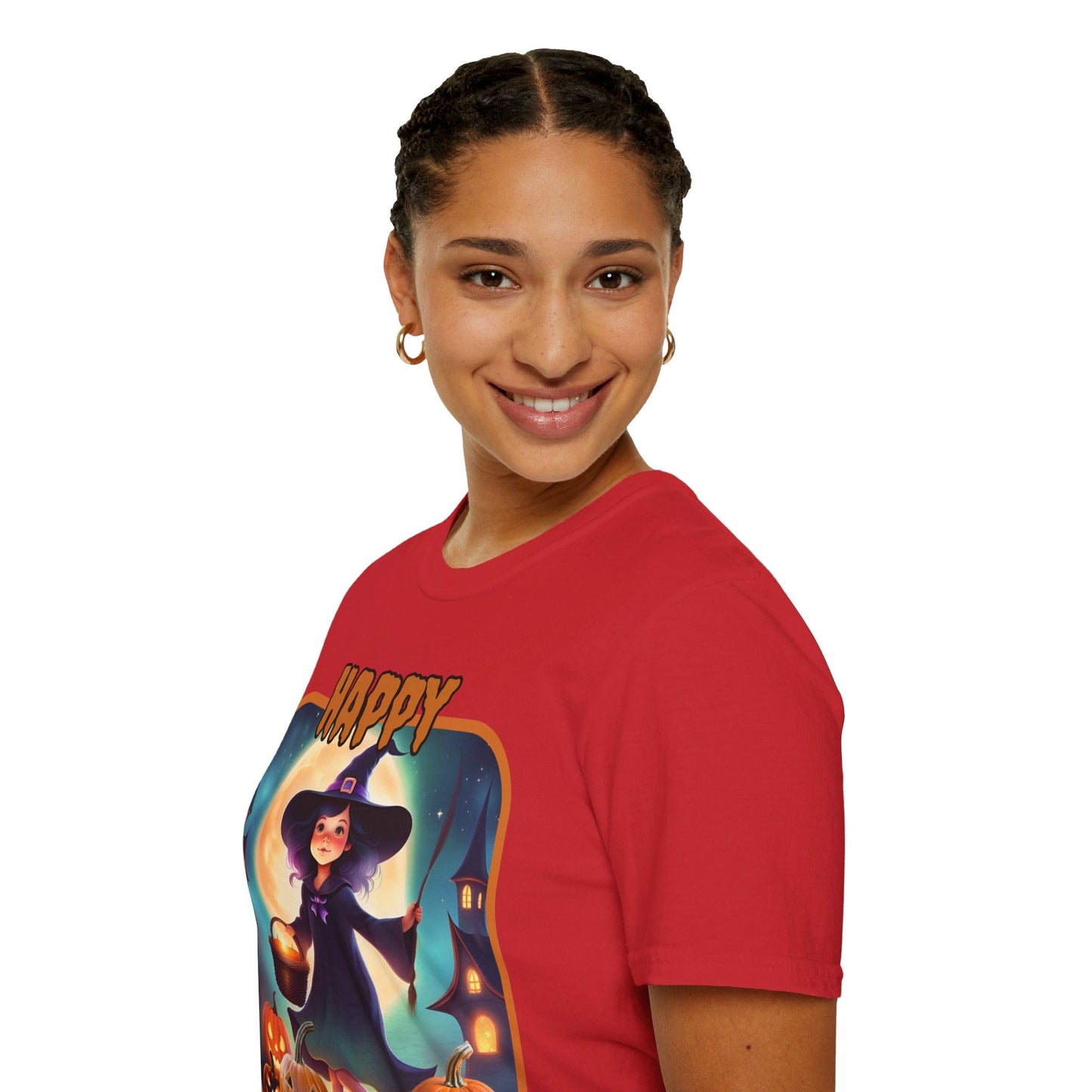 Happy Halloween Little Witch ORfont LTcolors Unisex T-Shirt by cypherpunkgear – cypherpunkgear.com | Cypherpunk Merch