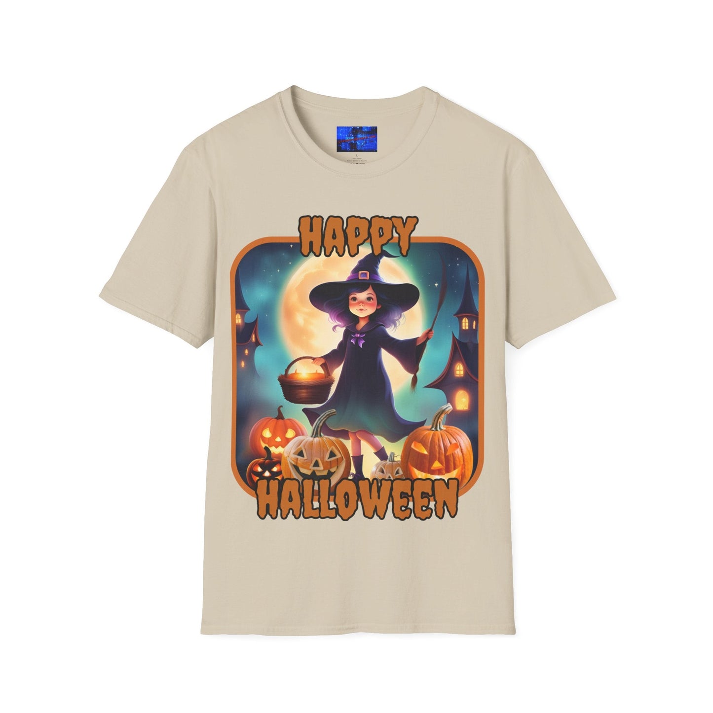 Happy Halloween Little Witch ORfont LTcolors Unisex T-Shirt by cypherpunkgear – cypherpunkgear.com | Cypherpunk Merch