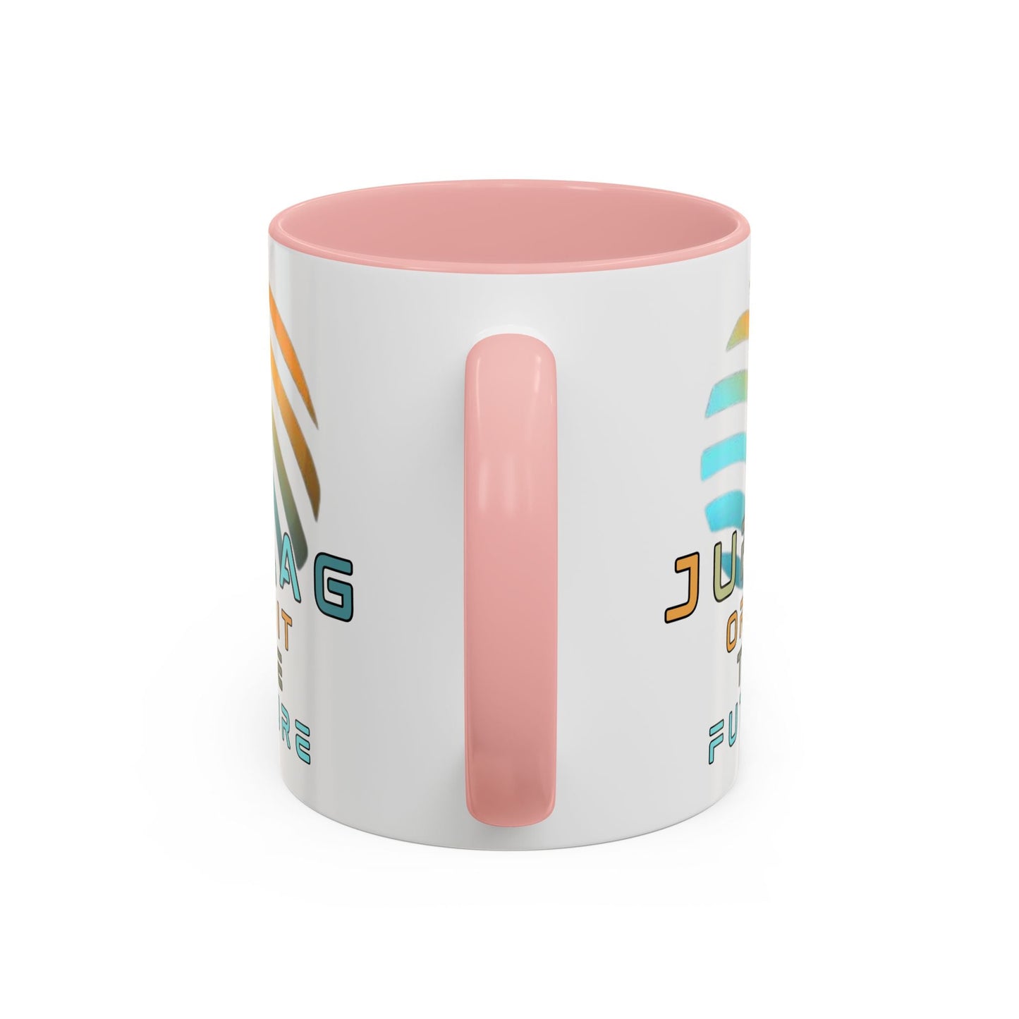 Jupiter (JUP) Orbit the Future Accent Mug by cypherpunkgear – cypherpunkgear.com | Cypherpunk Merch