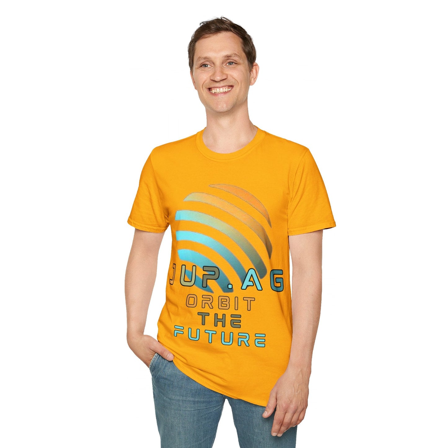 Jupiter (JUP) Orbit the Future LTcolors Unisex T-Shirt by cypherpunkgear – cypherpunkgear.com | Cypherpunk Merch