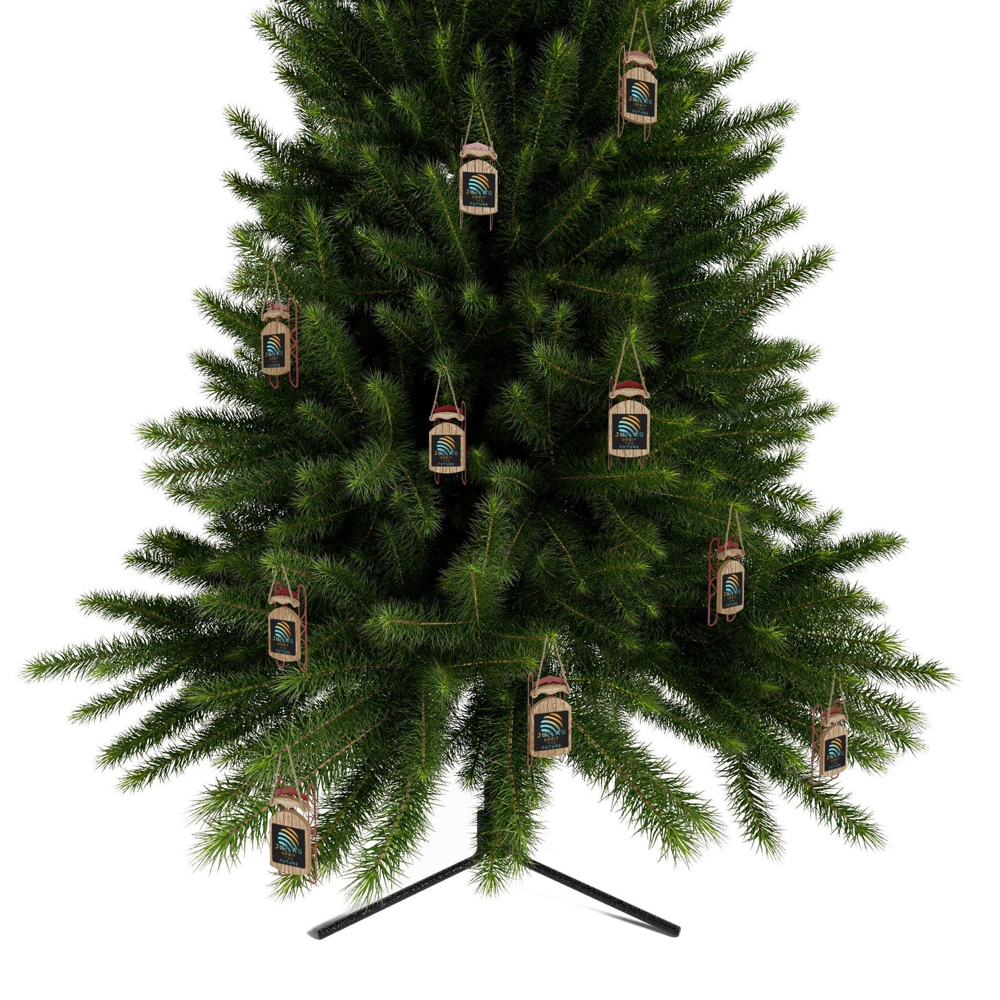 Jupiter (JUP) Orbit the Future Sled Ornament by cypherpunkgear – cypherpunkgear.com | Cypherpunk Merch