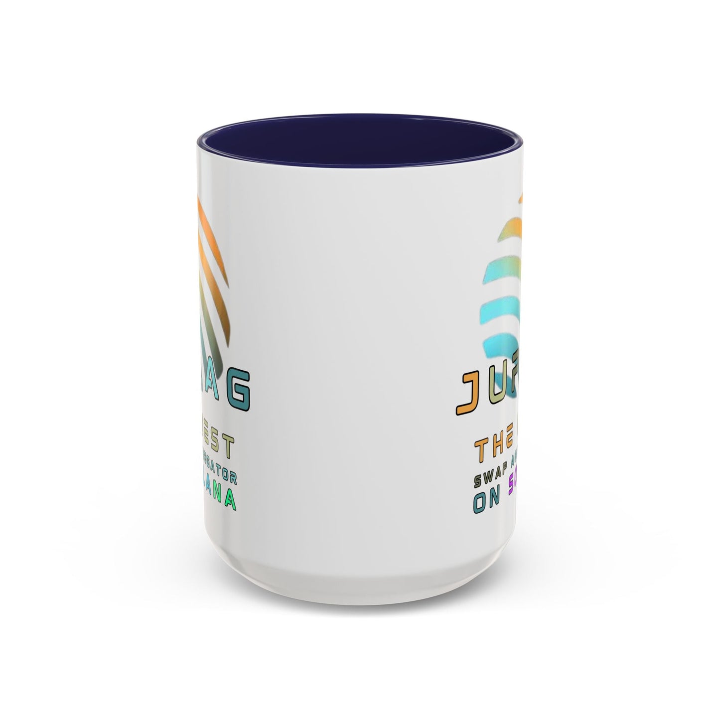 Jupiter (JUP) the best aggregator on Solana Accent Mug by cypherpunkgear – cypherpunkgear.com | Cypherpunk Merch