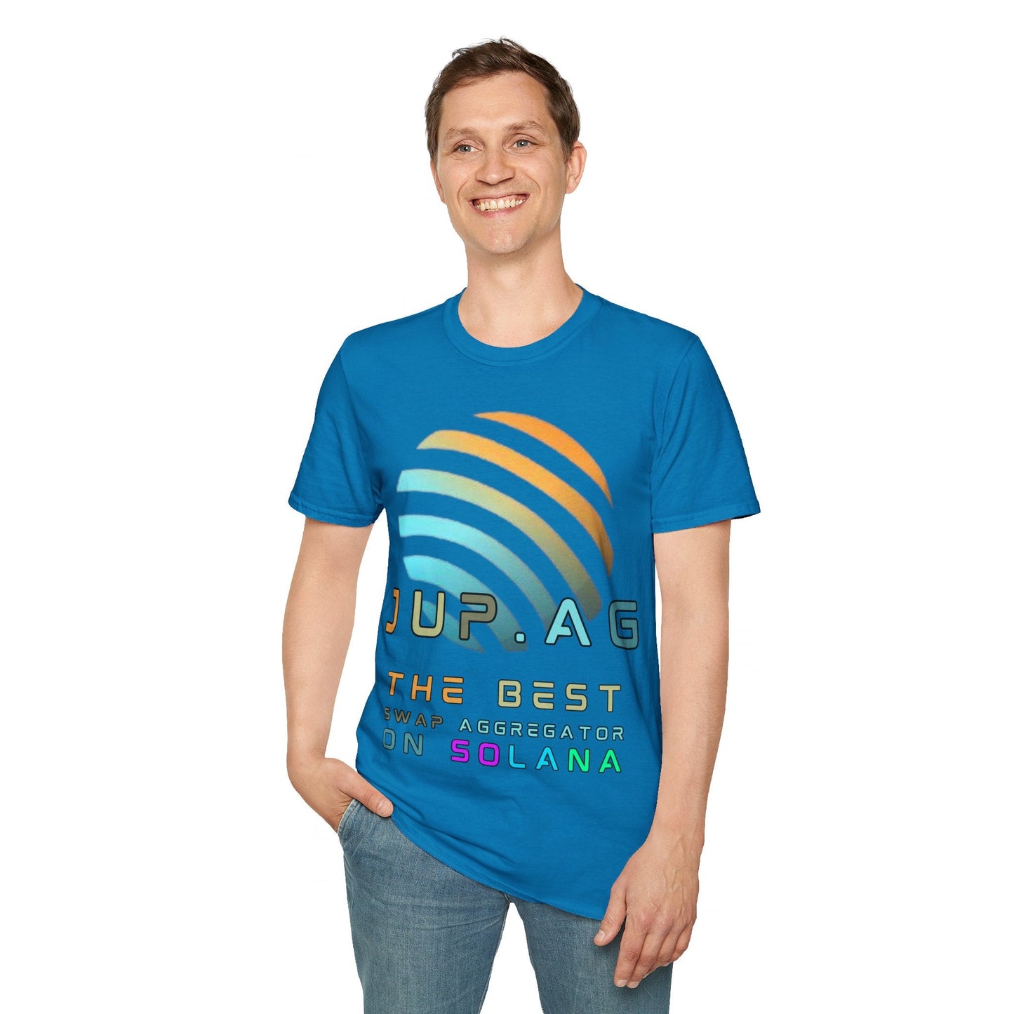 Jupiter (JUP) the best aggregator on Solana DKcolors Unisex T-Shirt by cypherpunkgear – cypherpunkgear.com | Cypherpunk Merch