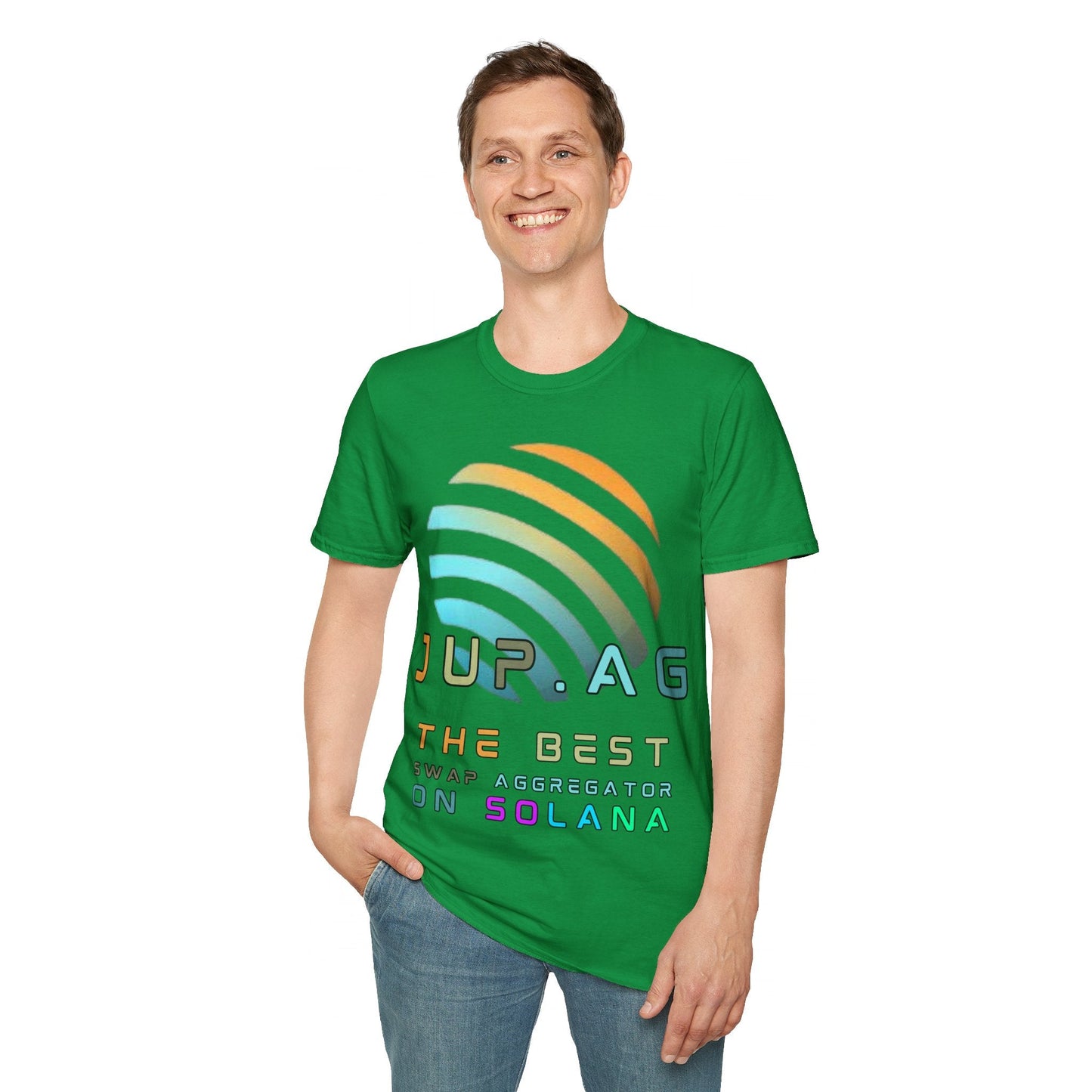 Jupiter (JUP) the best aggregator on Solana DKcolors Unisex T-Shirt by cypherpunkgear – cypherpunkgear.com | Cypherpunk Merch
