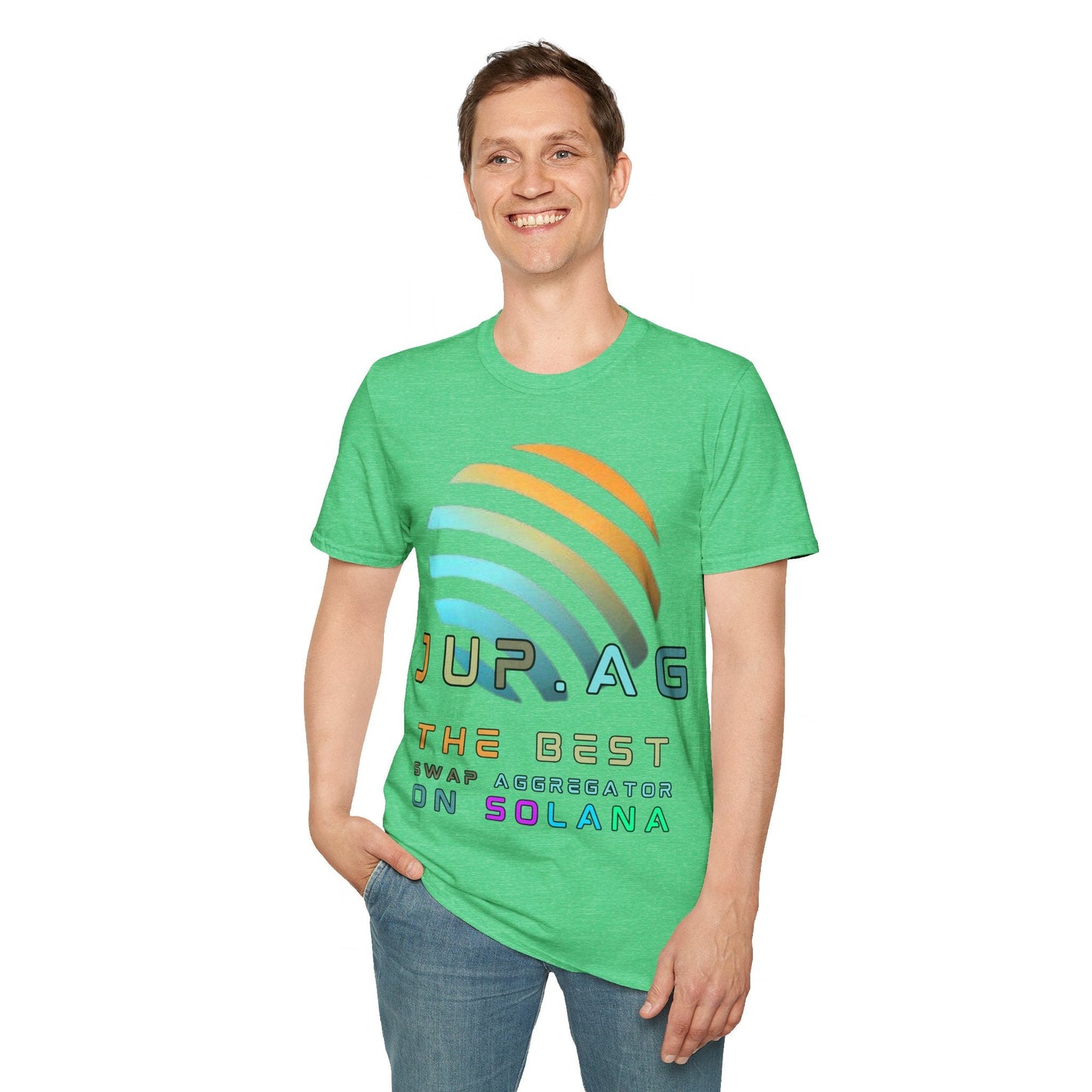 Jupiter (JUP) the best aggregator on Solana DKcolors Unisex T-Shirt by cypherpunkgear – cypherpunkgear.com | Cypherpunk Merch