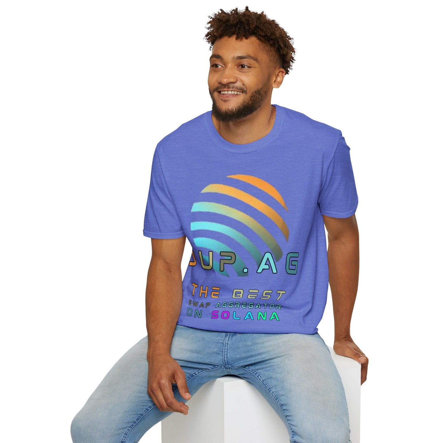 Jupiter (JUP) the best aggregator on Solana LTcolors Unisex T-Shirt by cypherpunkgear – cypherpunkgear.com | Cypherpunk Merch