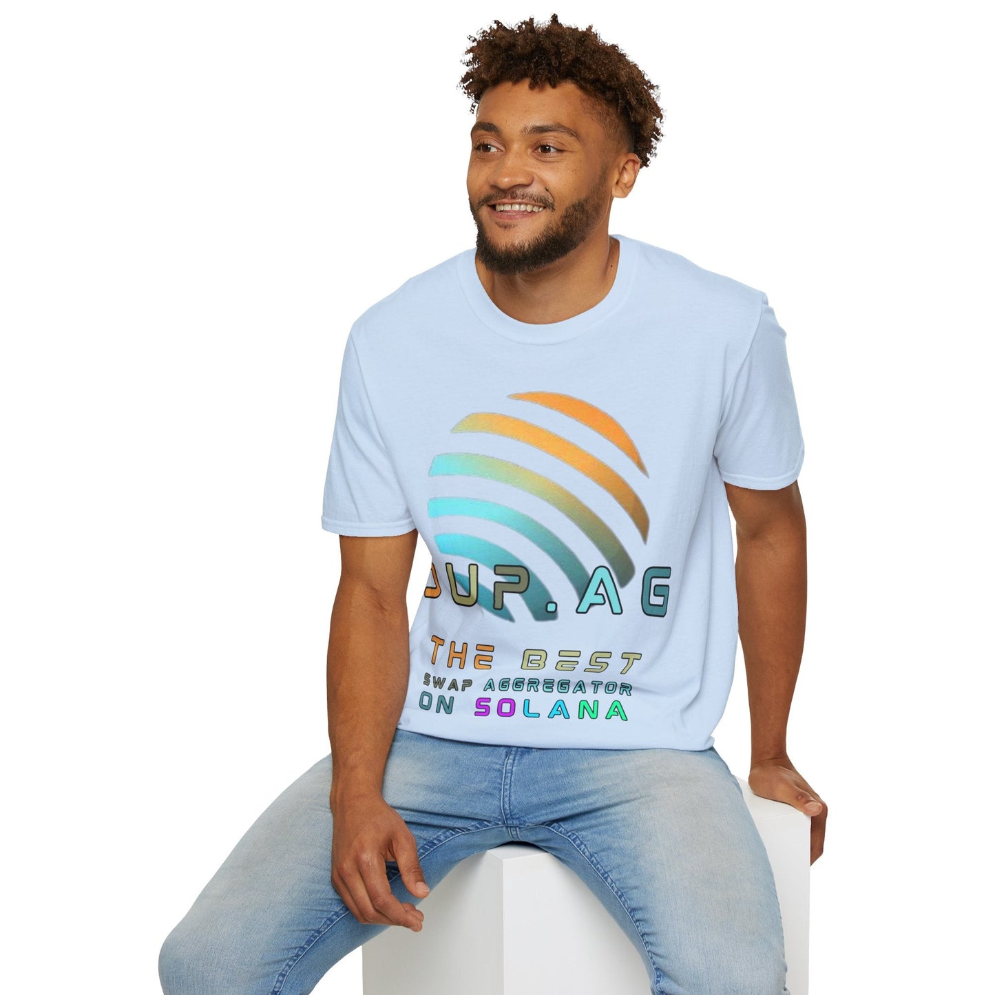 Jupiter (JUP) the best aggregator on Solana LTcolors Unisex T-Shirt by cypherpunkgear – cypherpunkgear.com | Cypherpunk Merch
