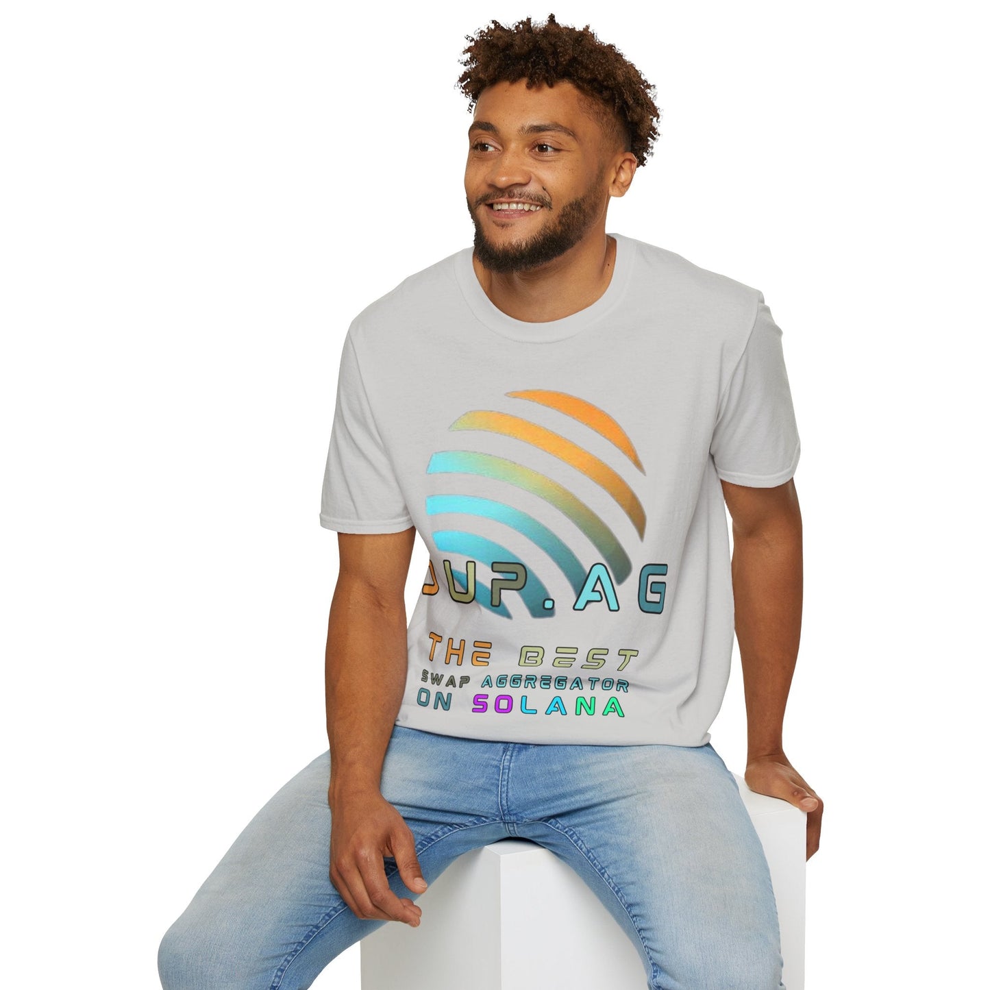 Jupiter (JUP) the best aggregator on Solana LTcolors Unisex T-Shirt by cypherpunkgear – cypherpunkgear.com | Cypherpunk Merch