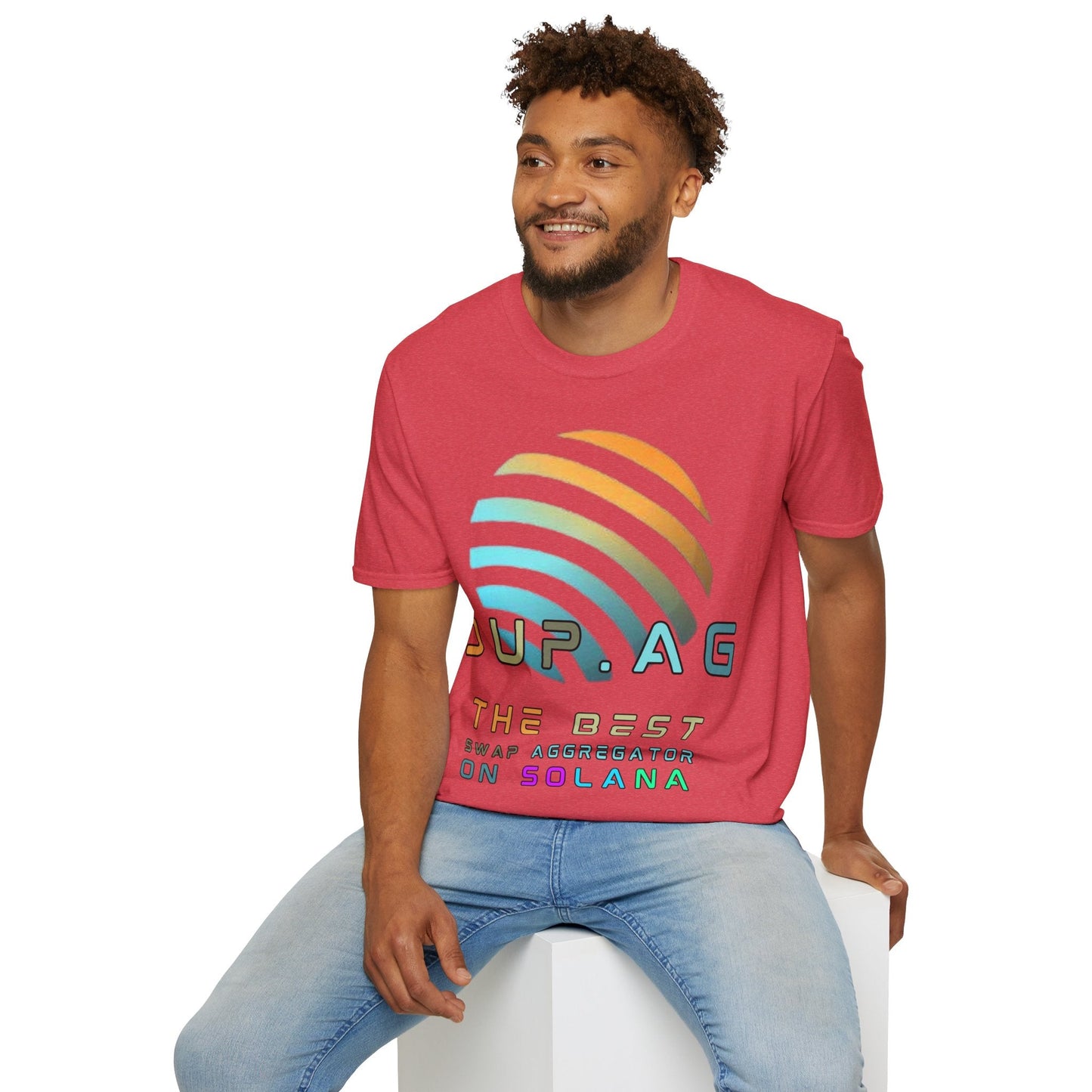 Jupiter (JUP) the best aggregator on Solana LTcolors Unisex T-Shirt by cypherpunkgear – cypherpunkgear.com | Cypherpunk Merch