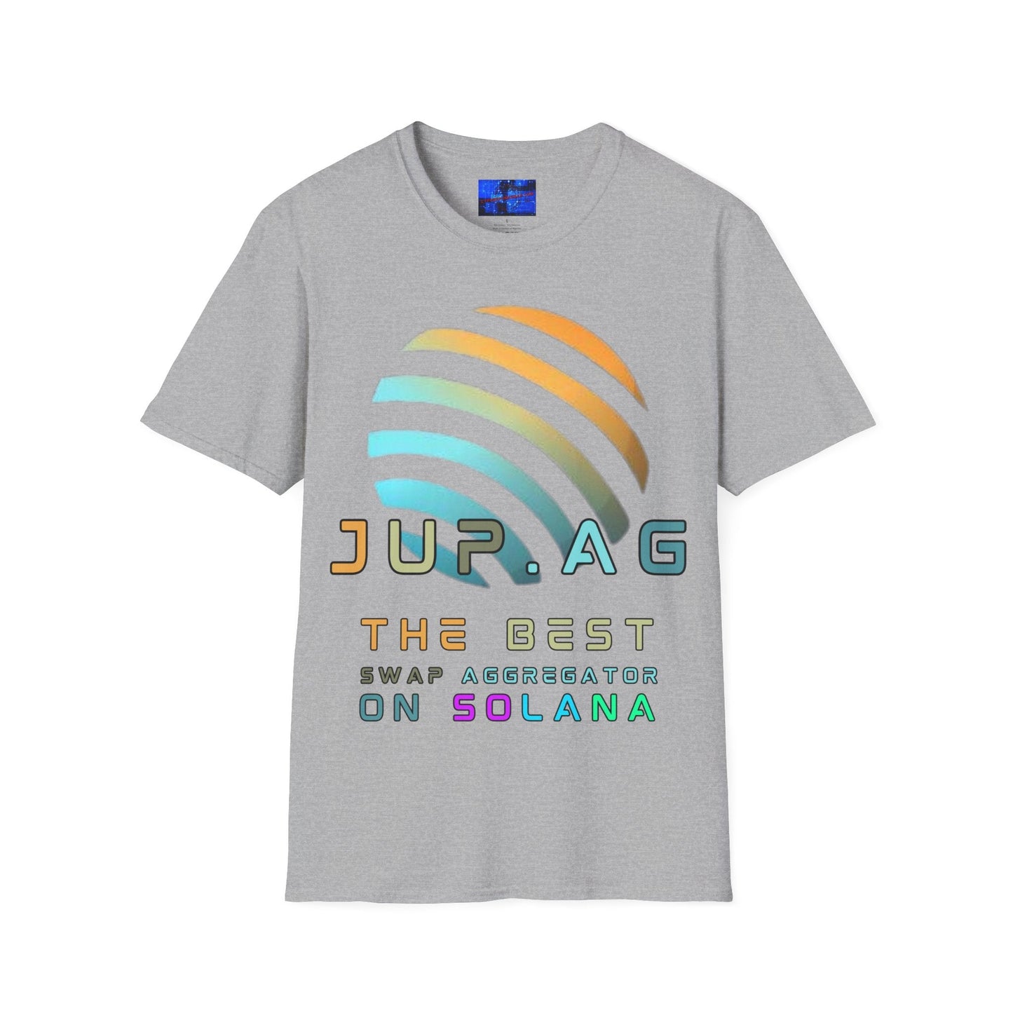 Jupiter (JUP) the best aggregator on Solana LTcolors Unisex T-Shirt by cypherpunkgear – cypherpunkgear.com | Cypherpunk Merch