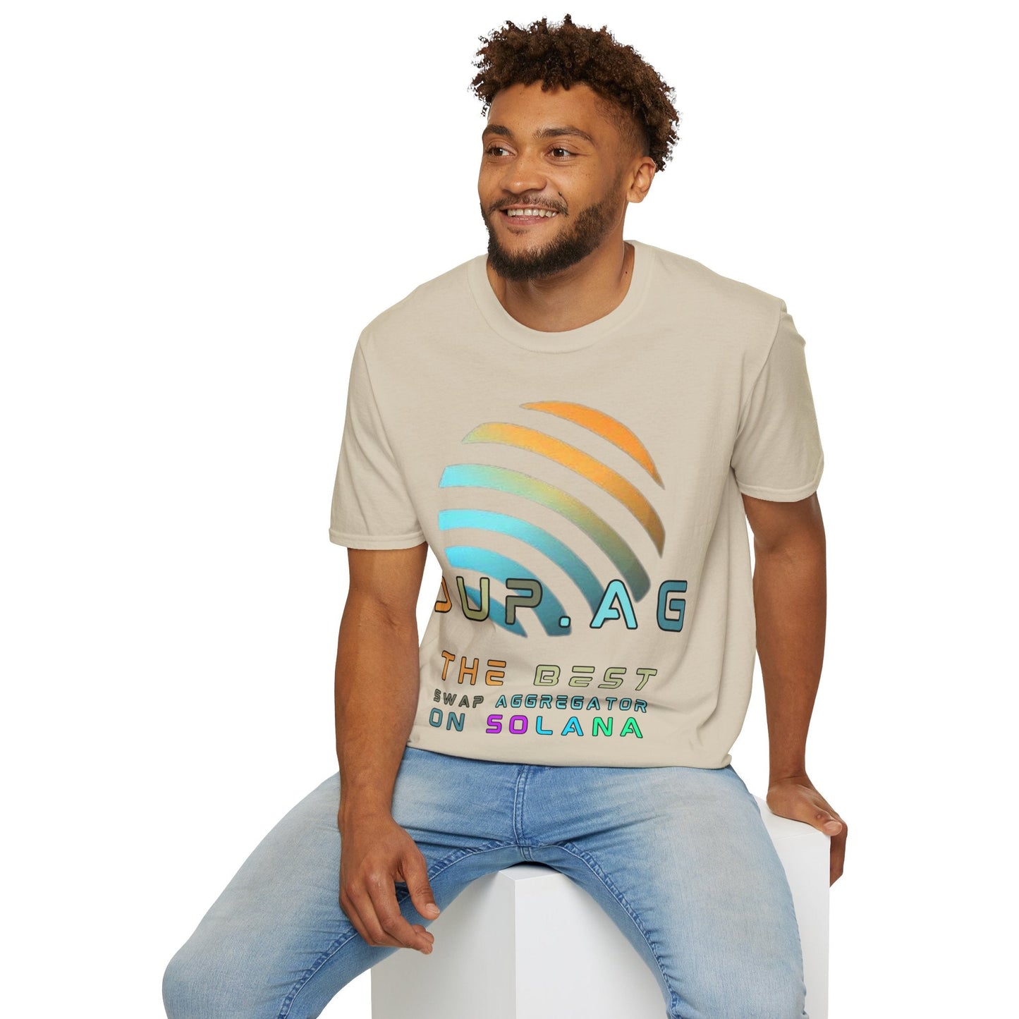 Jupiter (JUP) the best aggregator on Solana LTcolors Unisex T-Shirt by cypherpunkgear – cypherpunkgear.com | Cypherpunk Merch