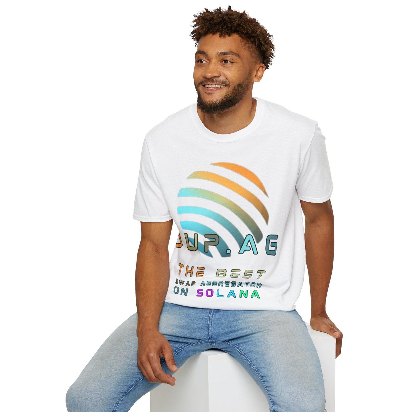 Jupiter (JUP) the best aggregator on Solana LTcolors Unisex T-Shirt by cypherpunkgear – cypherpunkgear.com | Cypherpunk Merch