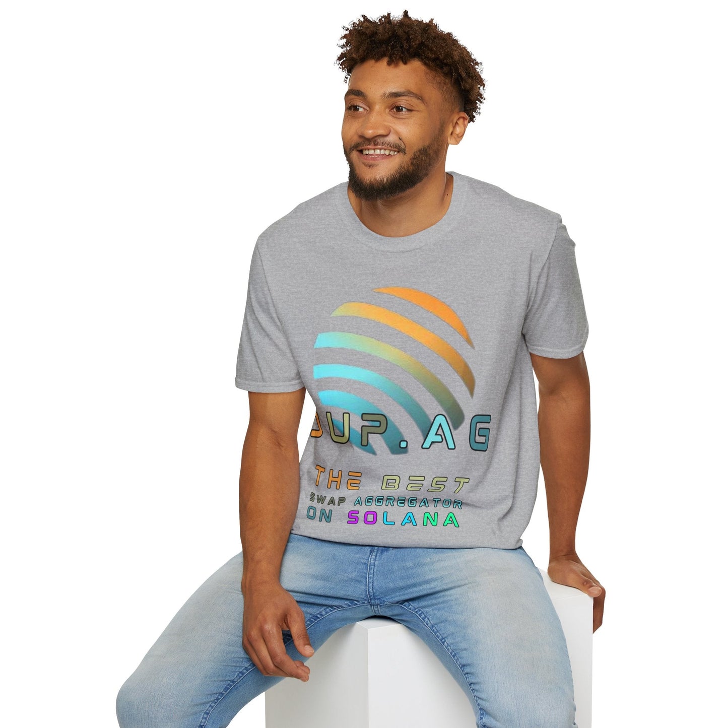 Jupiter (JUP) the best aggregator on Solana LTcolors Unisex T-Shirt by cypherpunkgear – cypherpunkgear.com | Cypherpunk Merch