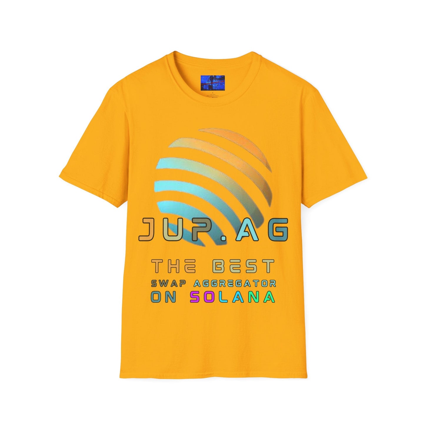 Jupiter (JUP) the best aggregator on Solana LTcolors Unisex T-Shirt by cypherpunkgear – cypherpunkgear.com | Cypherpunk Merch