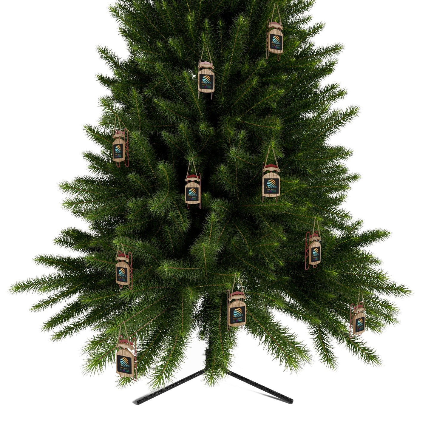 Jupiter (JUP) the best aggregator on Solana Sled Ornament by cypherpunkgear – cypherpunkgear.com | Cypherpunk Merch