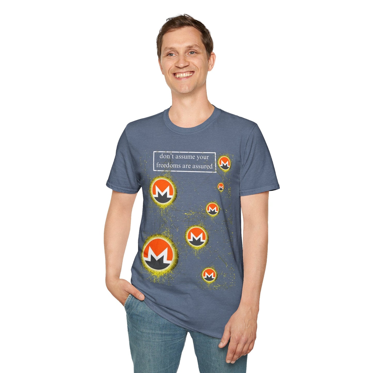 Monero DAYFAA DKcolors Unisex T-Shirt by cypherpunkgear – cypherpunkgear.com | Cypherpunk Merch