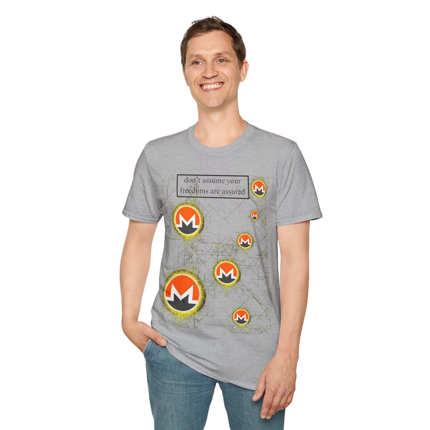 Monero DAYFAA LTcolors Unisex T-Shirt by cypherpunkgear – cypherpunkgear.com | Cypherpunk Merch
