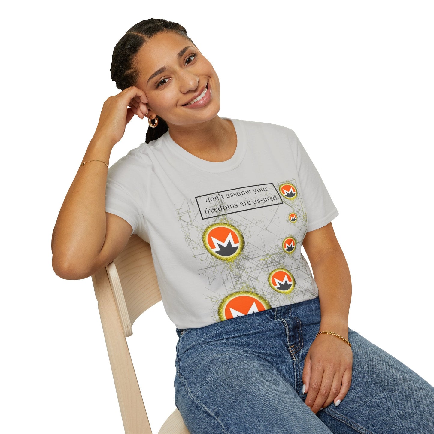 Monero DAYFAA LTcolors Unisex T-Shirt by cypherpunkgear – cypherpunkgear.com | Cypherpunk Merch