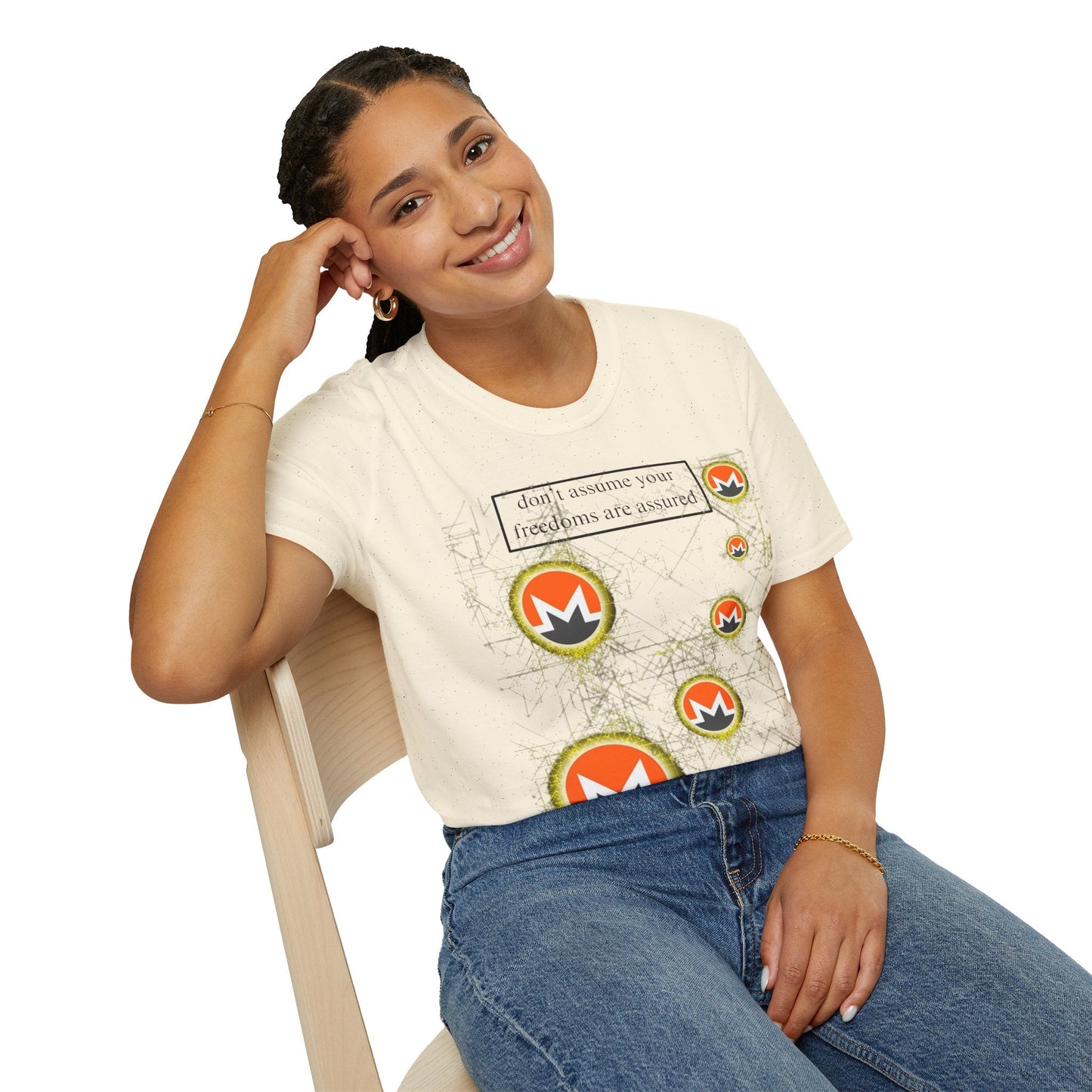 Monero DAYFAA LTcolors Unisex T-Shirt by cypherpunkgear – cypherpunkgear.com | Cypherpunk Merch