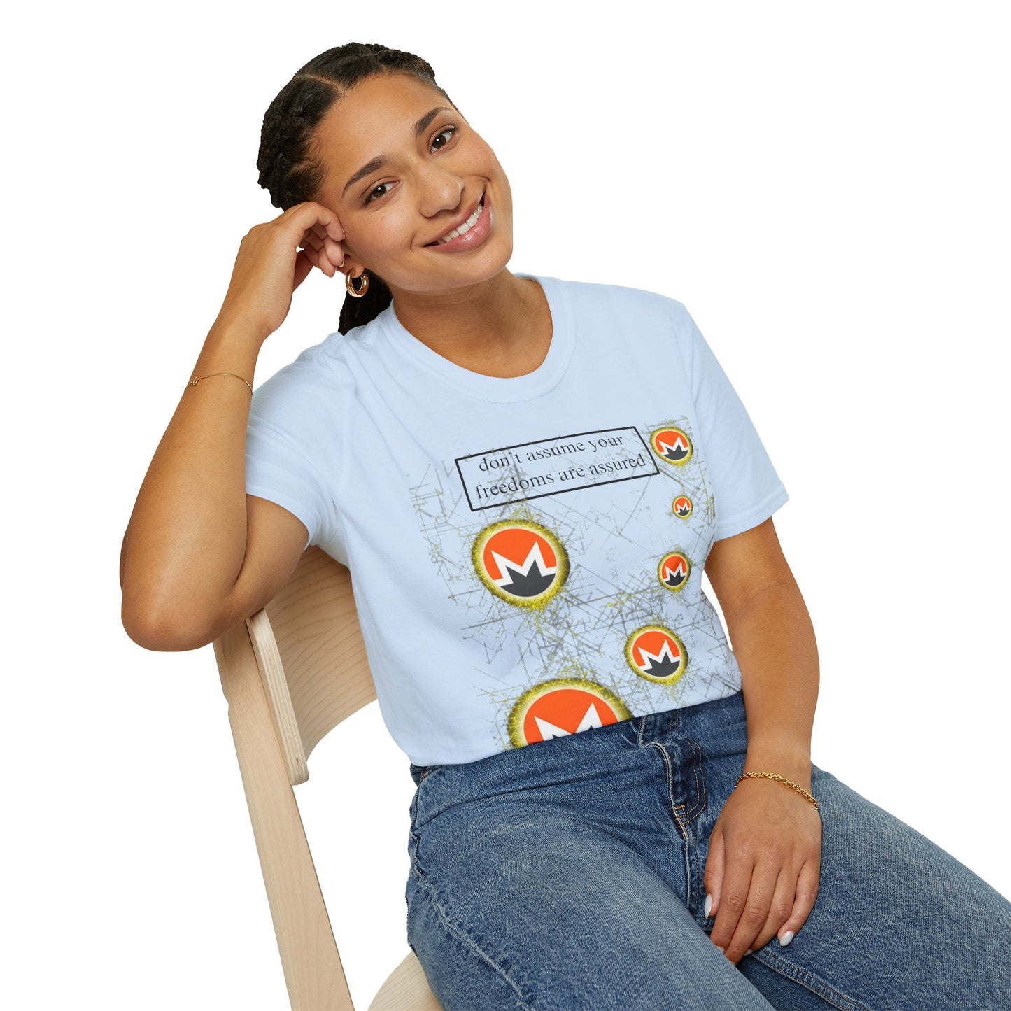 Monero DAYFAA LTcolors Unisex T-Shirt by cypherpunkgear – cypherpunkgear.com | Cypherpunk Merch