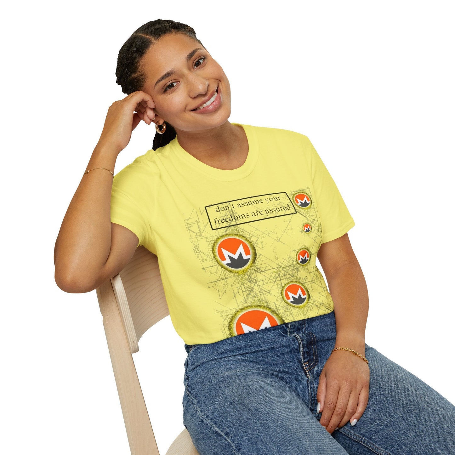 Monero DAYFAA LTcolors Unisex T-Shirt by cypherpunkgear – cypherpunkgear.com | Cypherpunk Merch